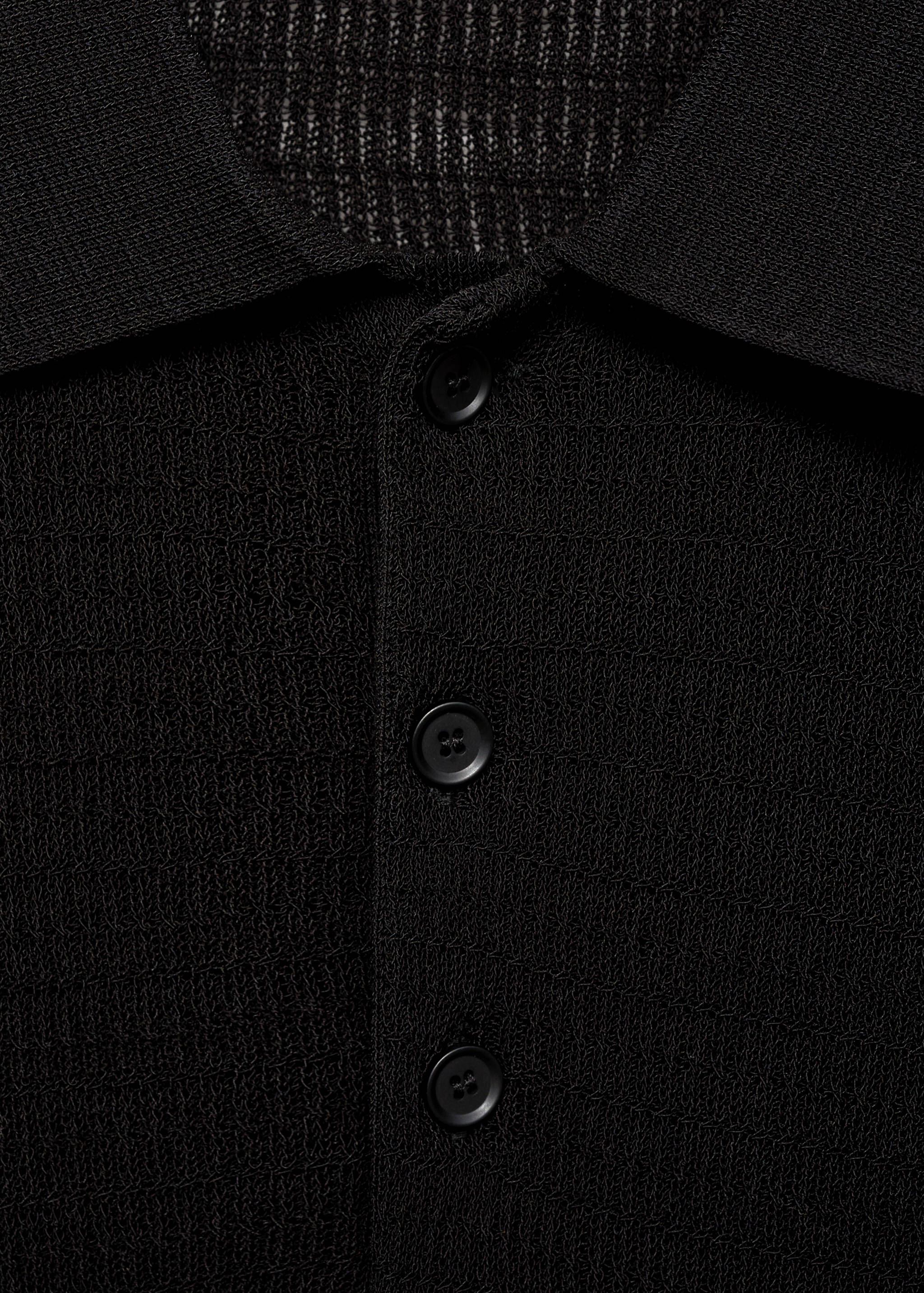 Fine-knit cotton polo shirt - Details of the article 8