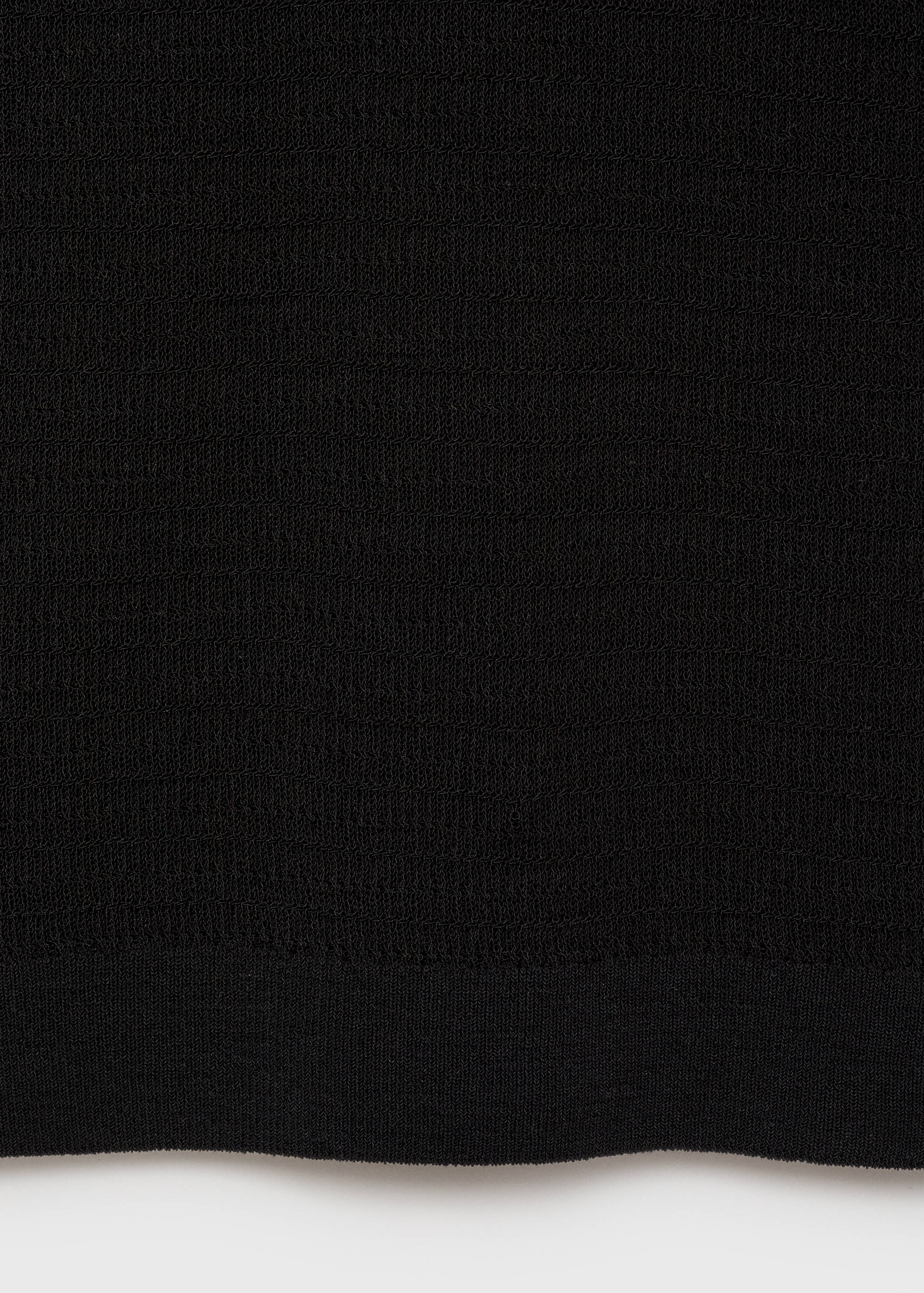 Fine-knit cotton polo shirt - Details of the article 0