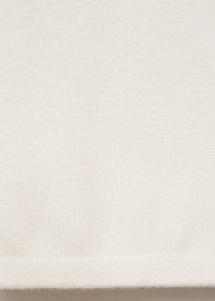 Fine-knit waistcoat with buttons — White