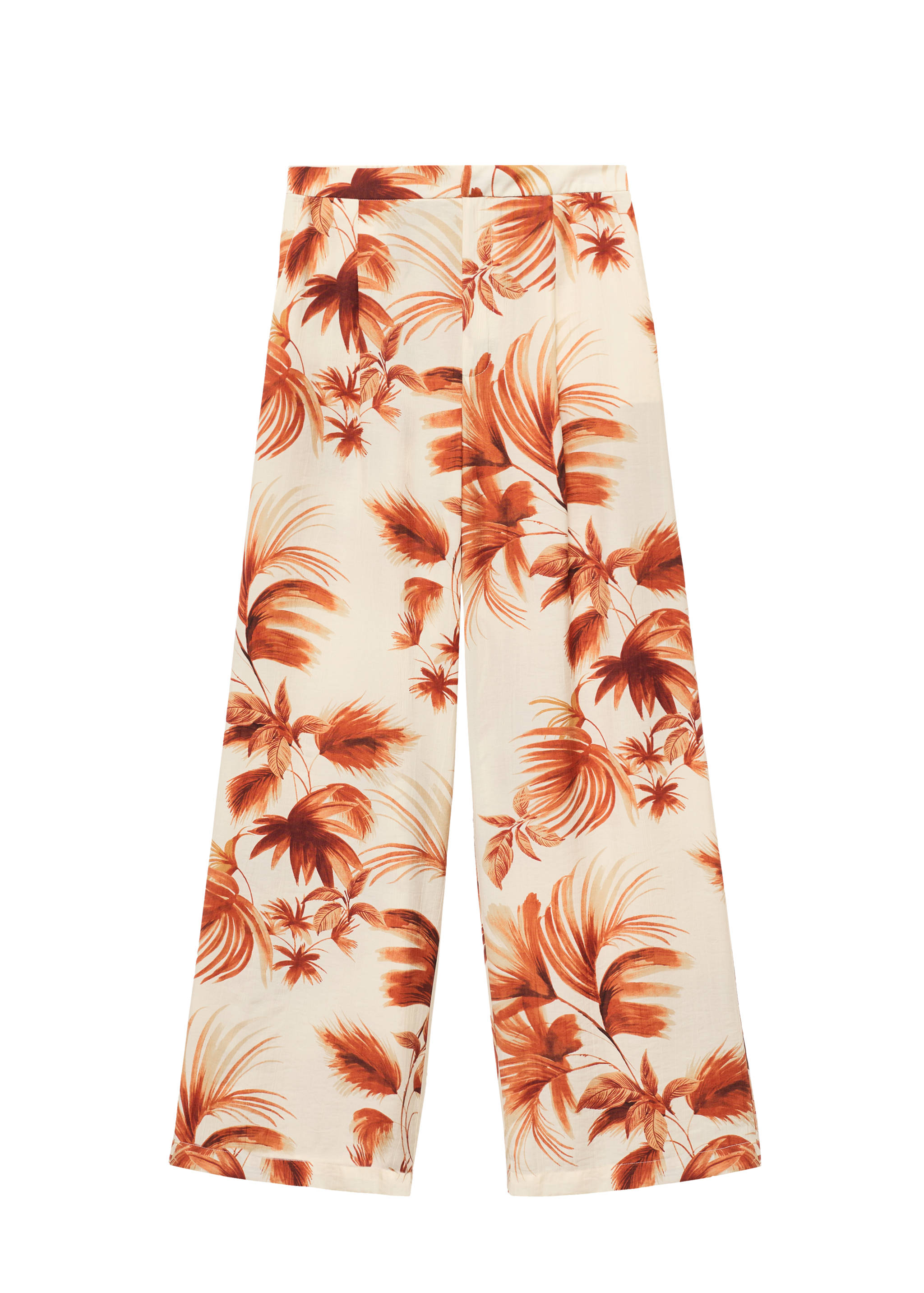 Straight-leg pants with palm tree print - Details of the article 7
