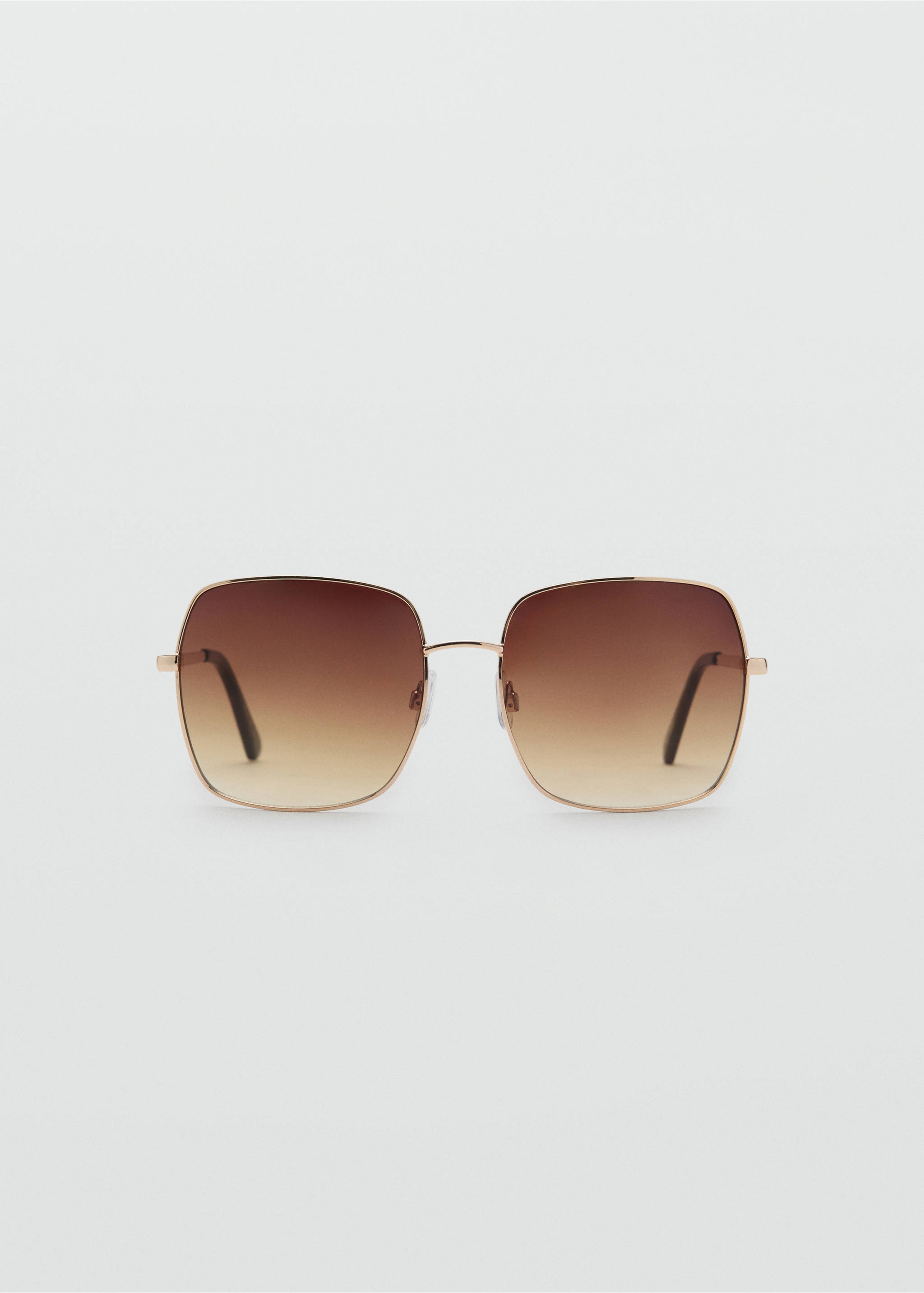 Square metallic frame sunglasses - Article without model, Gold. Ref: 17082908-00.