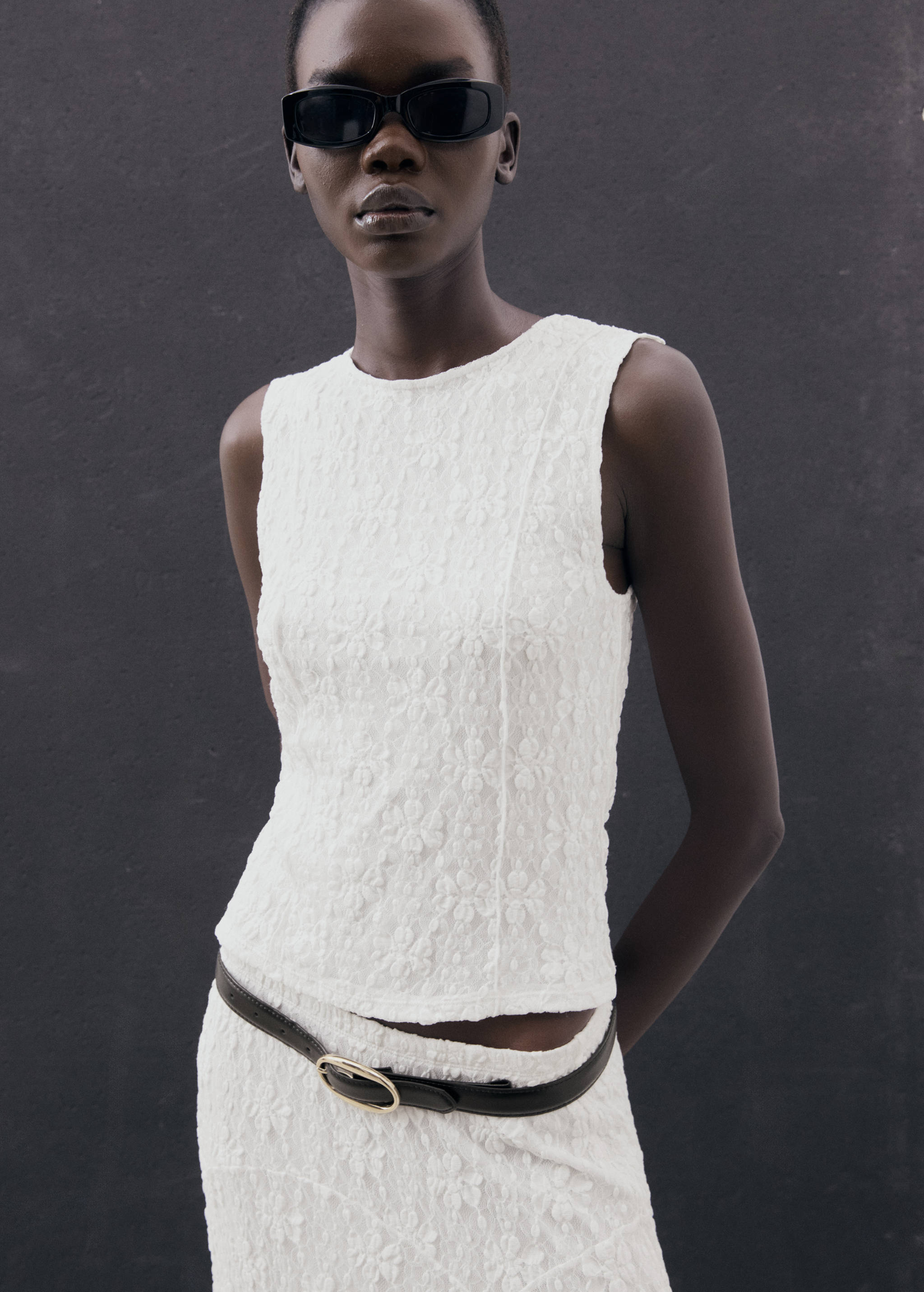 Midi-Rock aus Spitze - Detail des Artikels 1