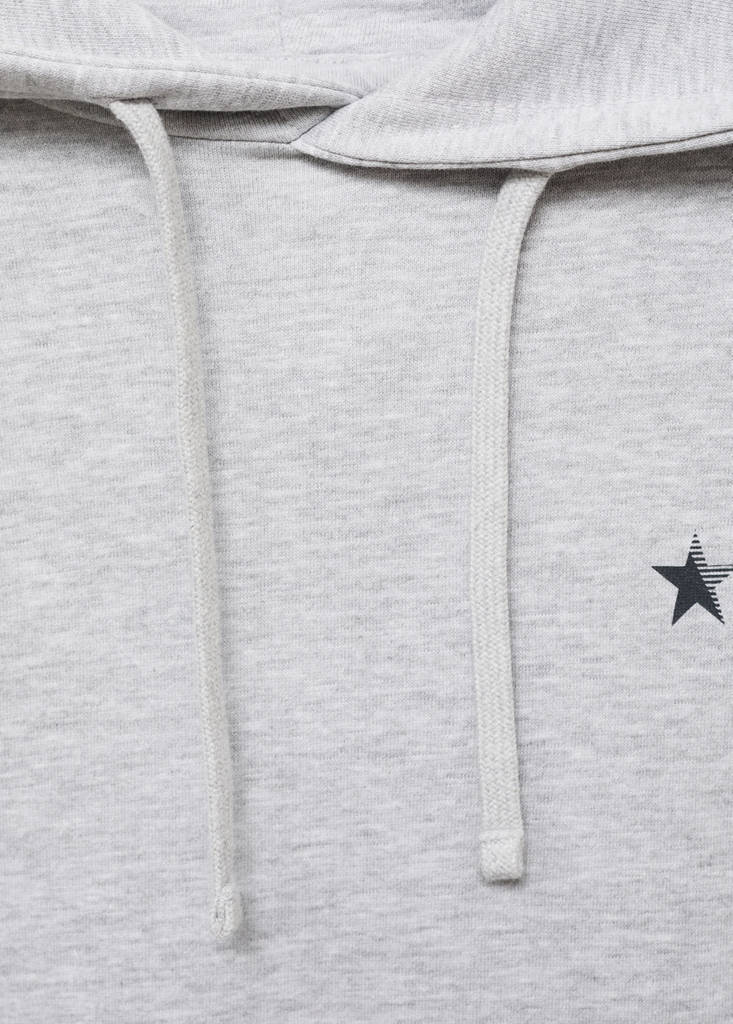 Printed hoodie — Medium Heather Grey