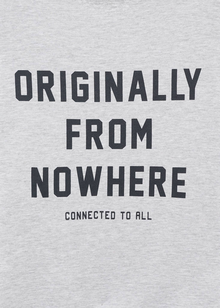 Printed hoodie — Medium Heather Grey