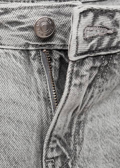 Wide leg jeans with turned-up hem — Denim Grey 8
