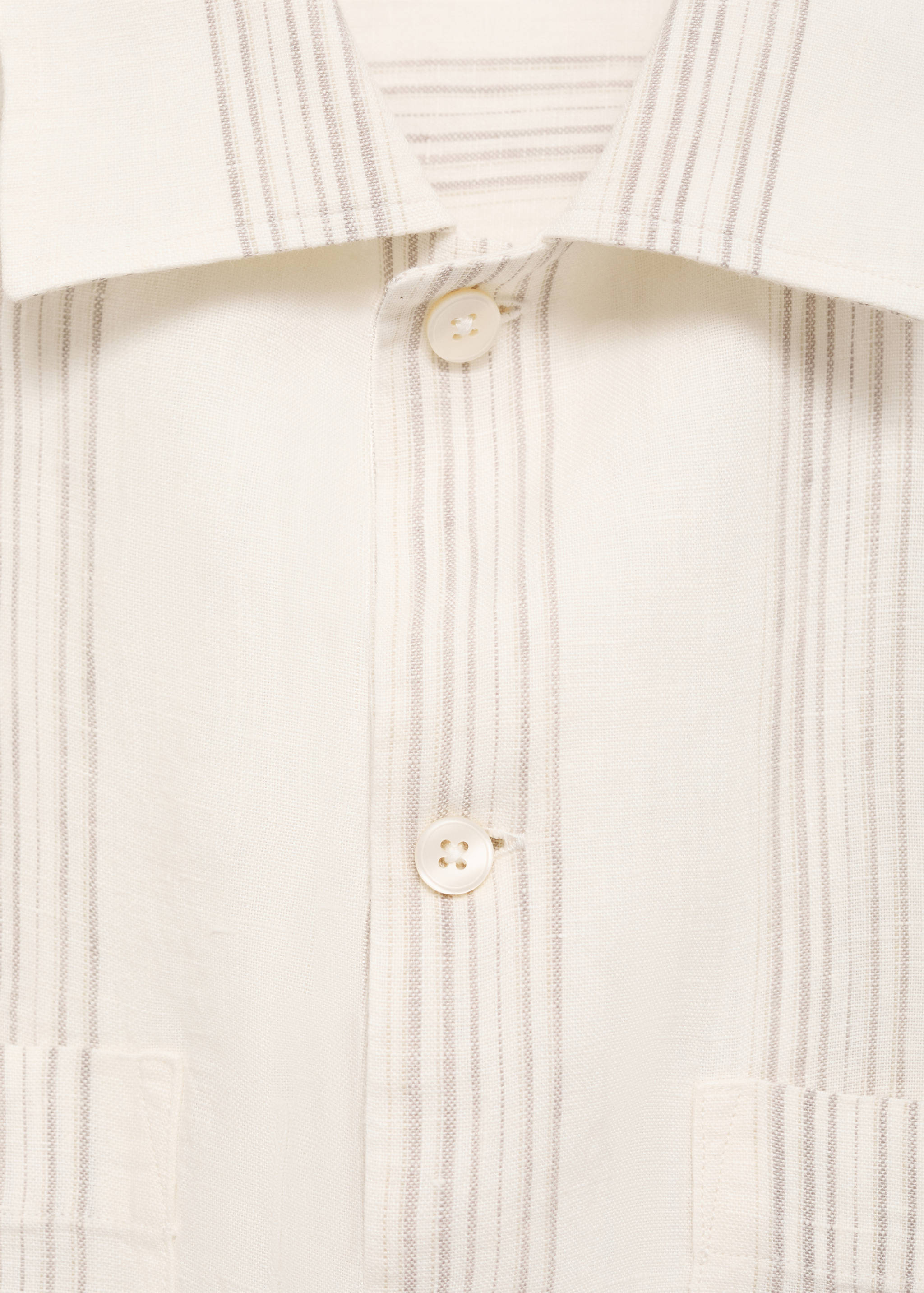 Lniana koszula wierzchnia w paski - Szczegóły artykułu 8