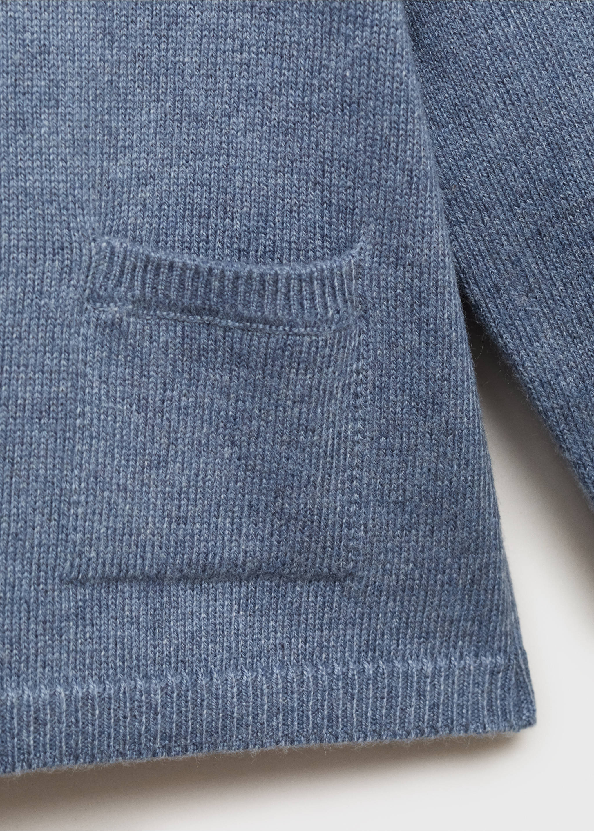 Jersey punto bolsillo - Detalle del artículo 0, Azul. Ref: 17082914-00.