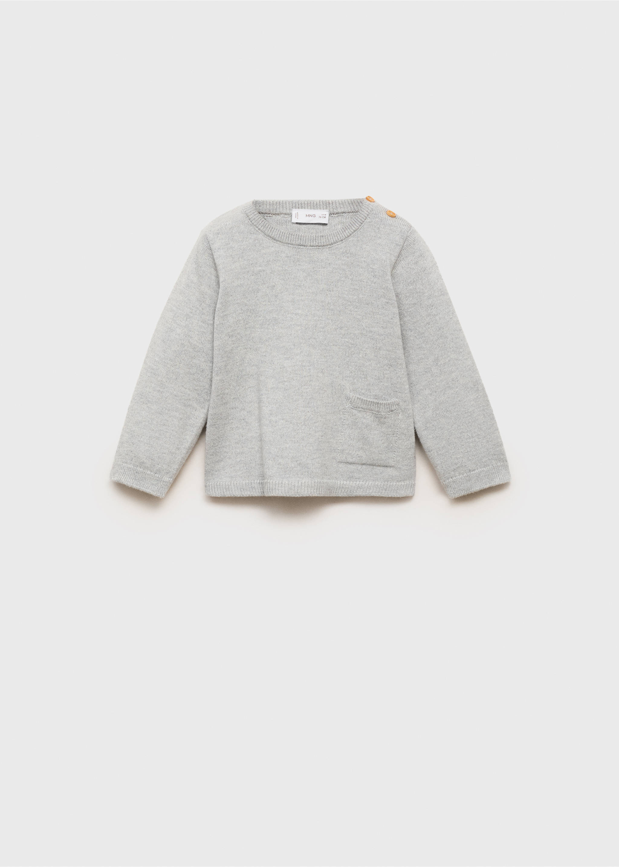 Jersey punto bolsillo - Artículo sin modelo, Gris medio vigoré. Ref: 17082914-00.