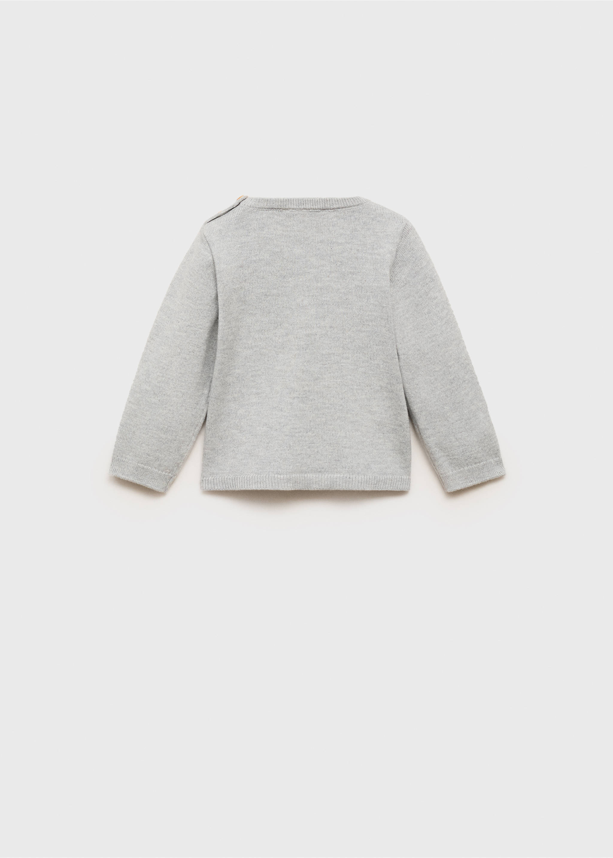 Jersey punto bolsillo - Reverso del artículo, Gris medio vigoré. Ref: 17082914-00.