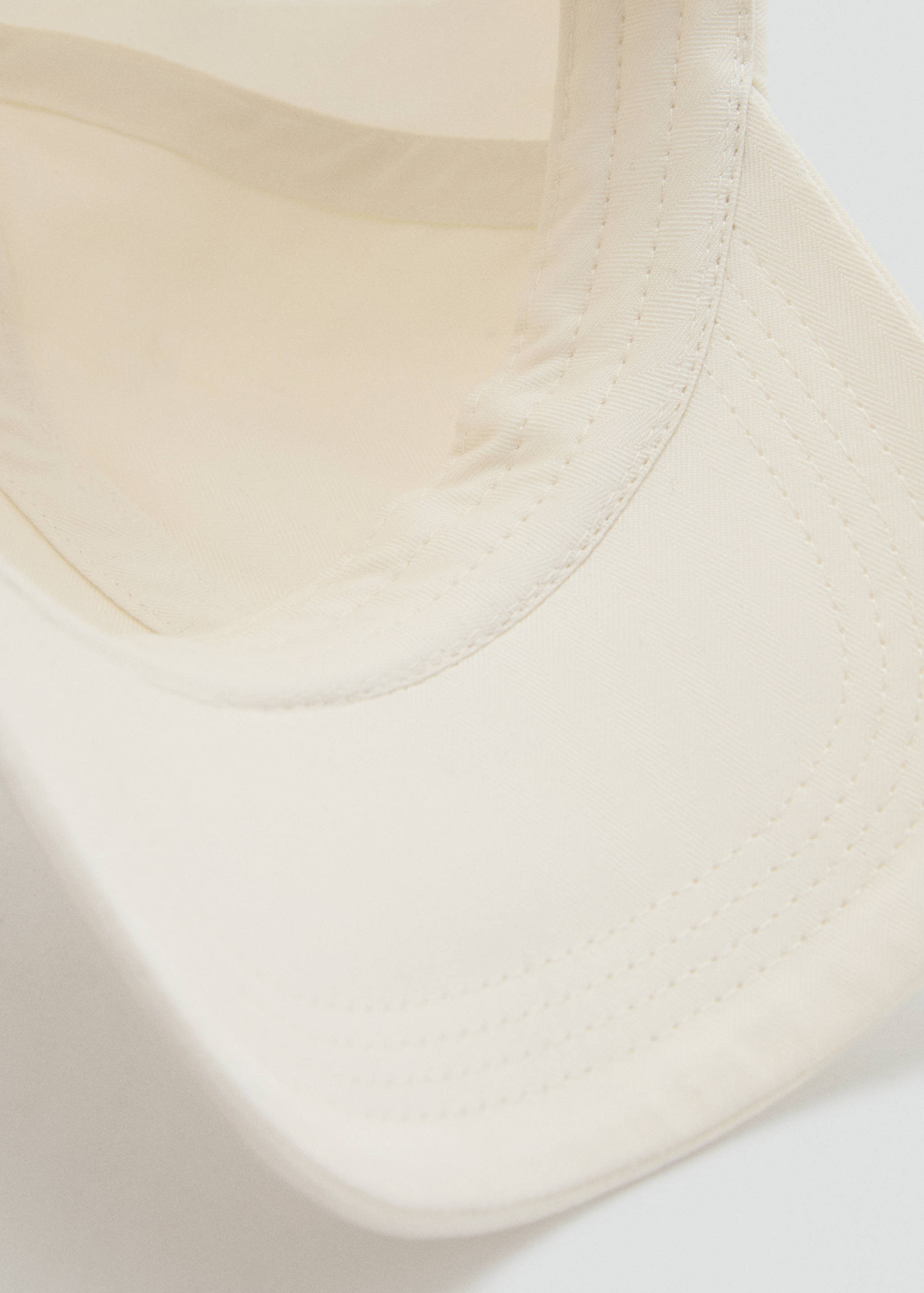 Cotton visor cap - Details of the article 2