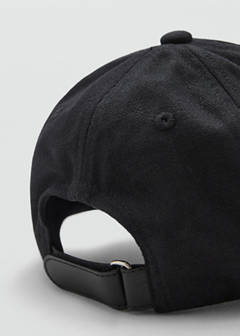 Cotton visor cap — Navy 2