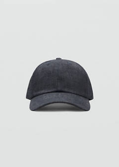 Cotton visor cap — Black 1