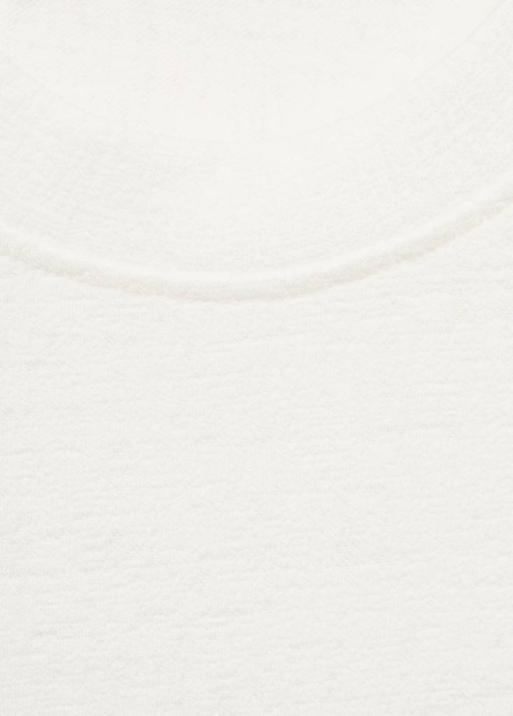 Textured cotton T-shirt — Off White