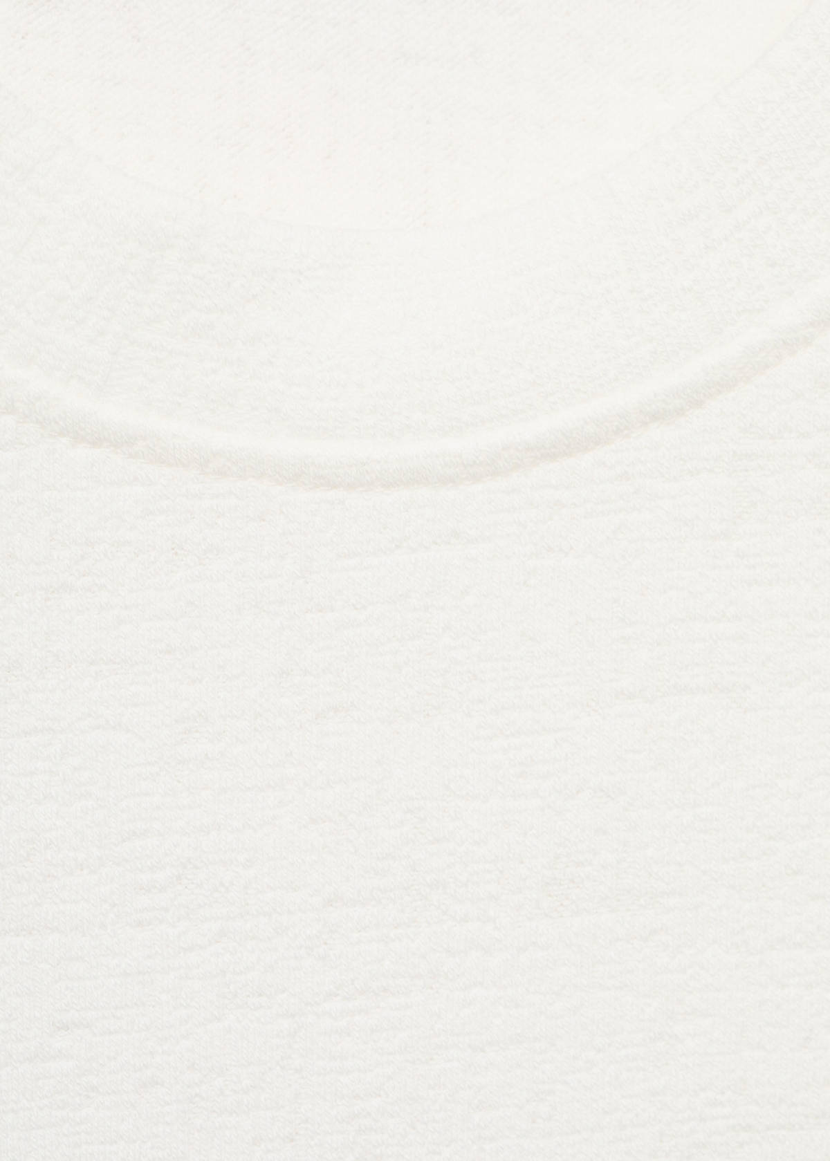 Textured cotton T-shirt — Off White