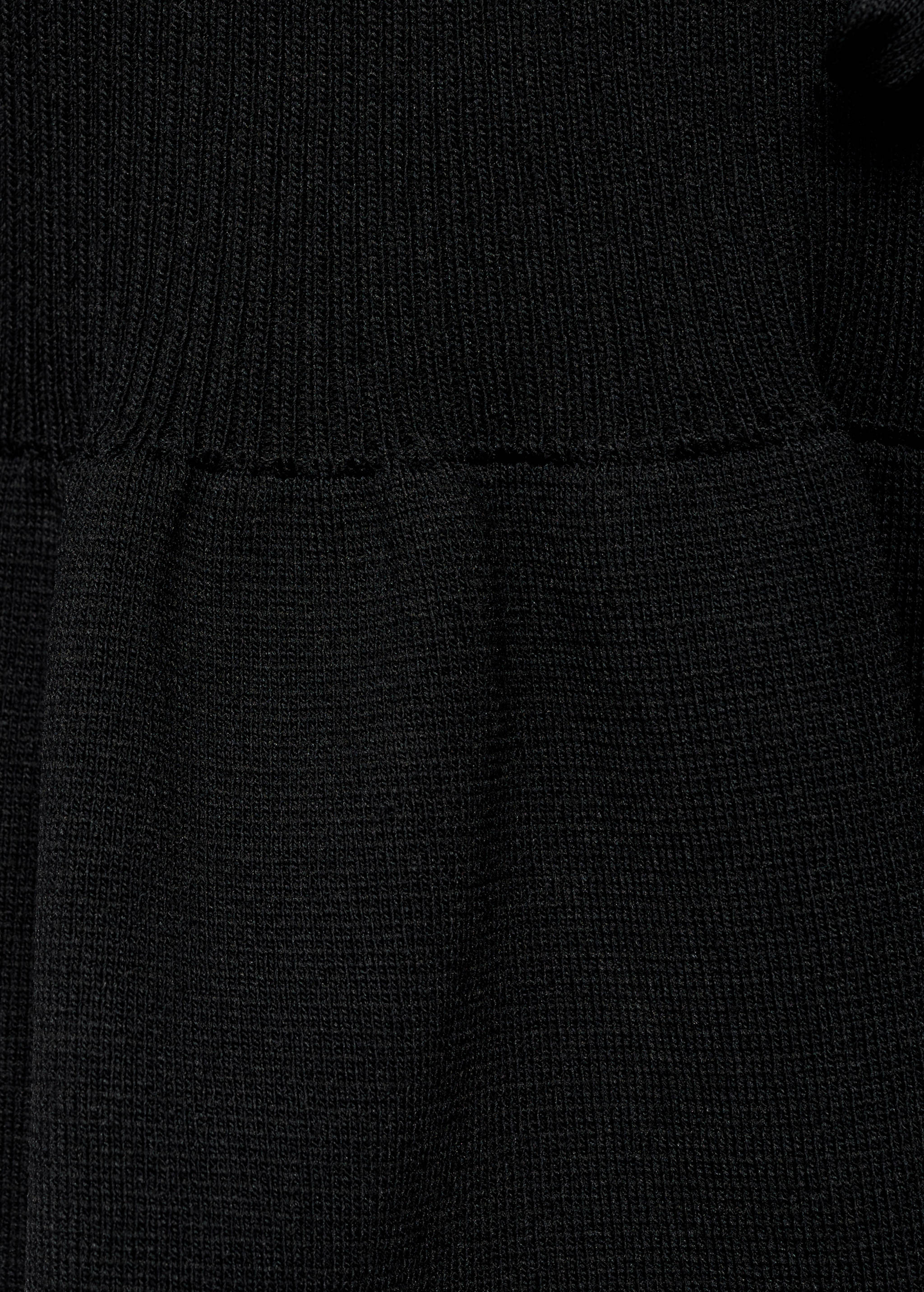 Knitted cardigan with ties - Details of the article 0