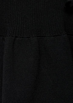 Knitted cardigan with ties — Black 7