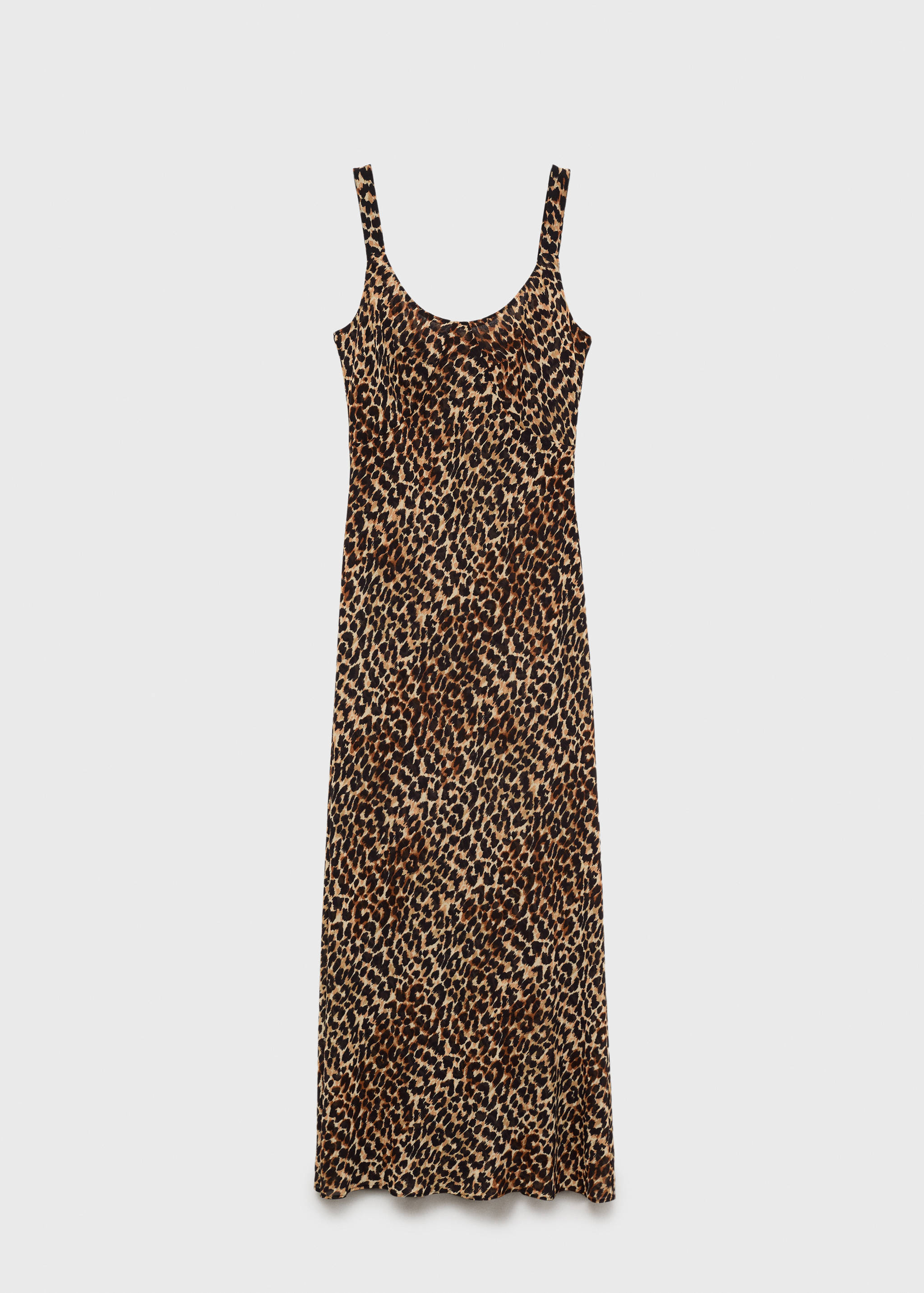 Φόρεμα μίντι λεοπάρ - Προϊόν χωρίς μοντέλο