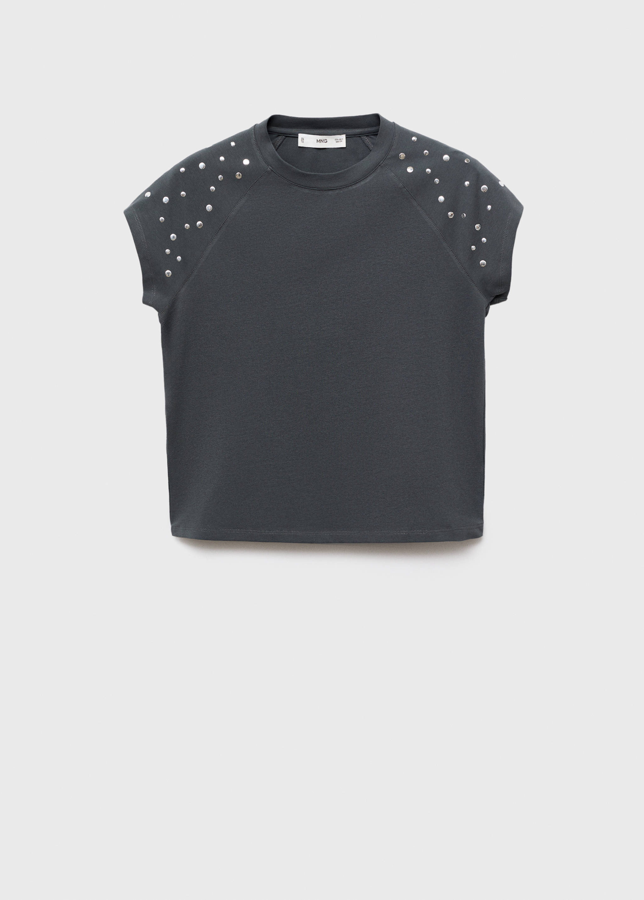 Cotton t-shirt with studs - Article without model