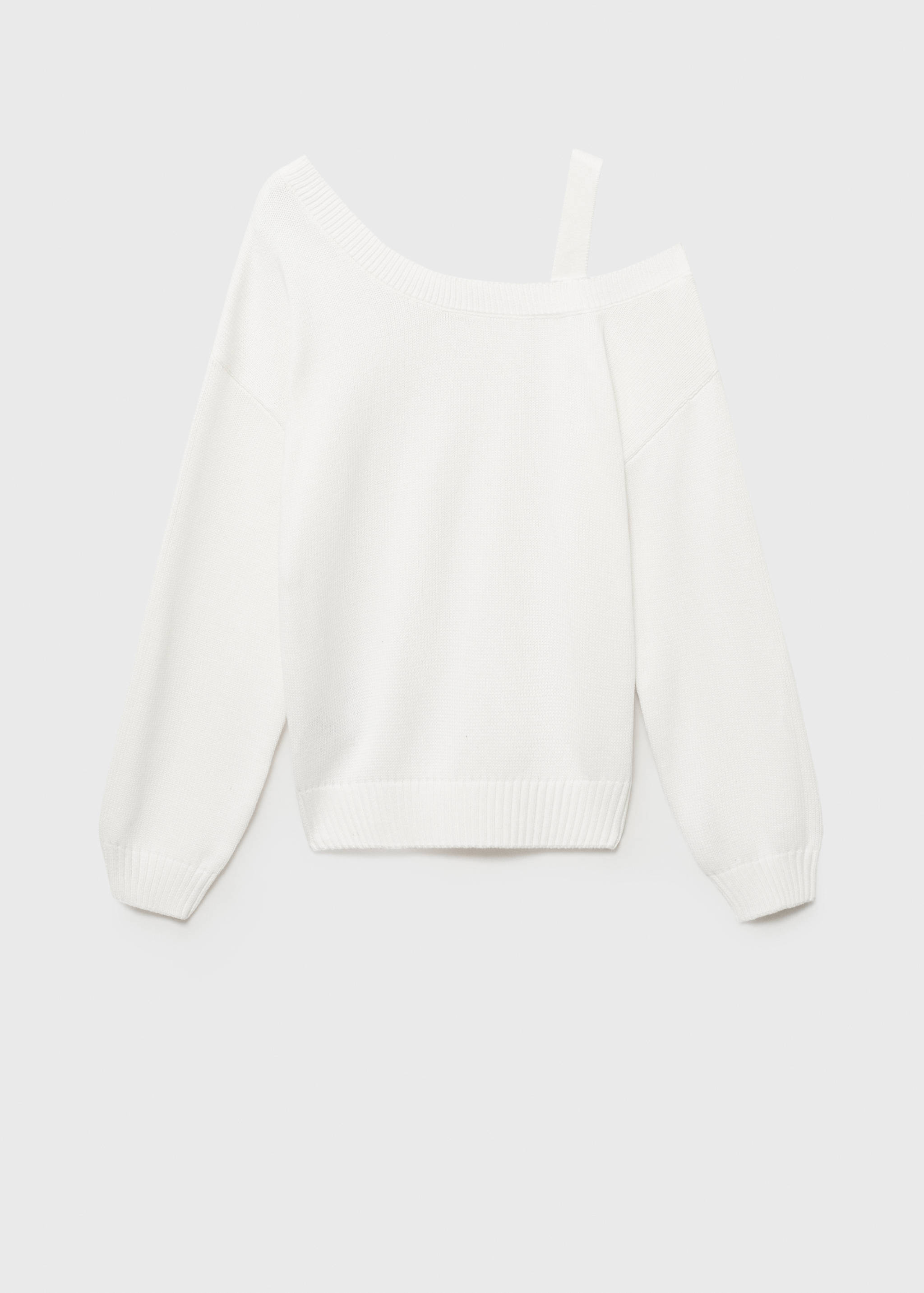 Knitted sweater with cut-out - Article without model