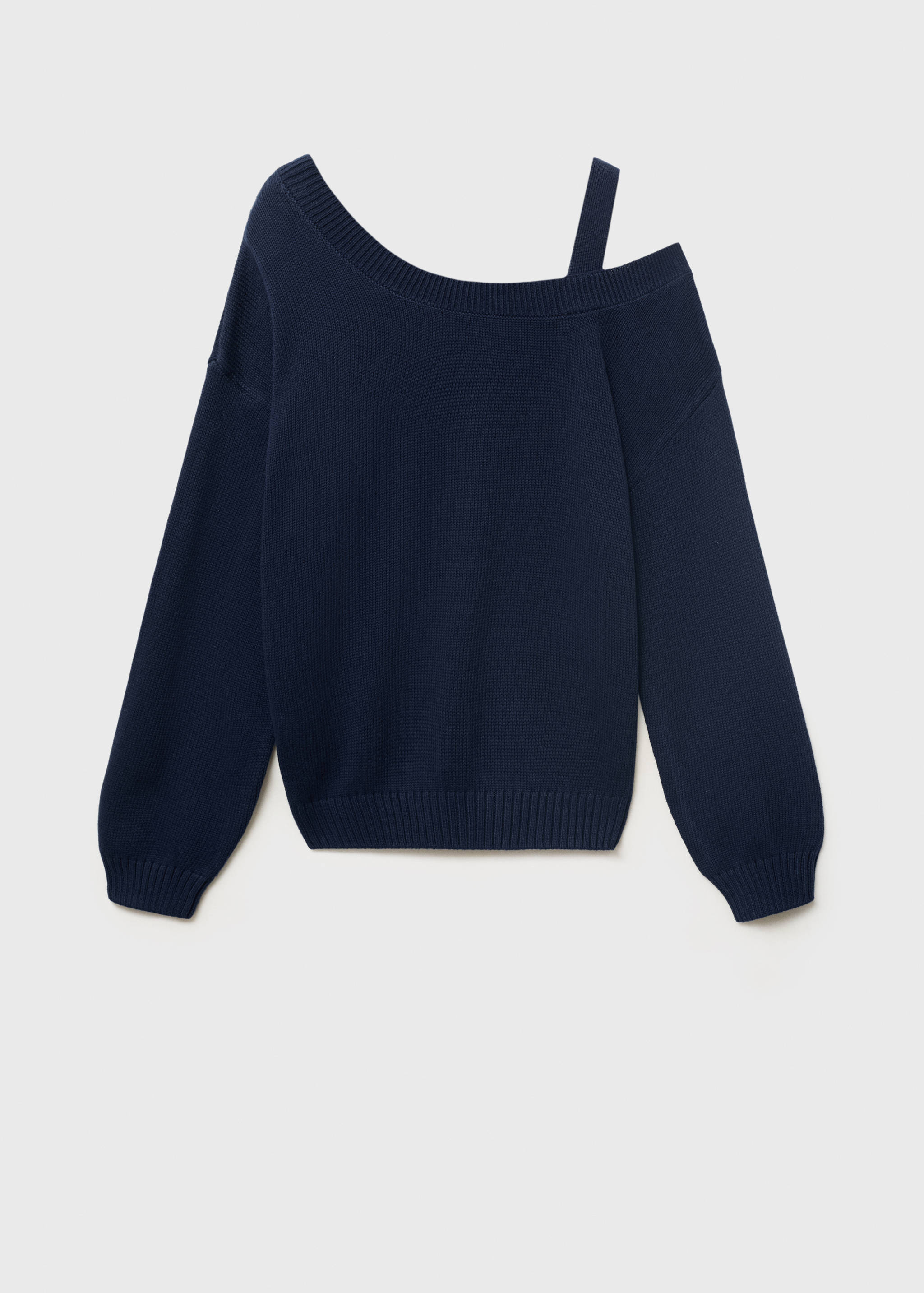 Knitted sweater with cut-out - Article without model