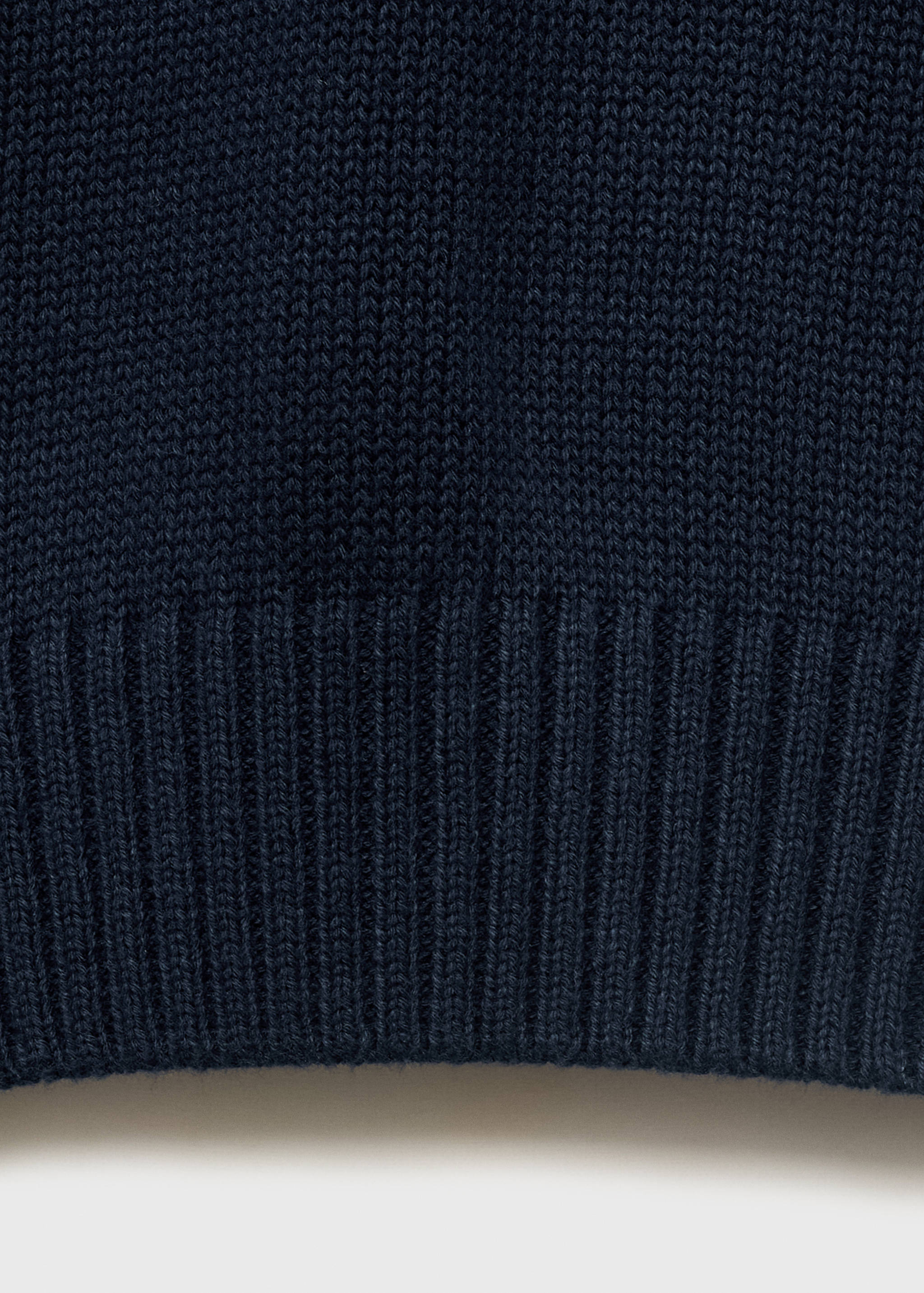 Knitted sweater with cut-out - Details of the article 8