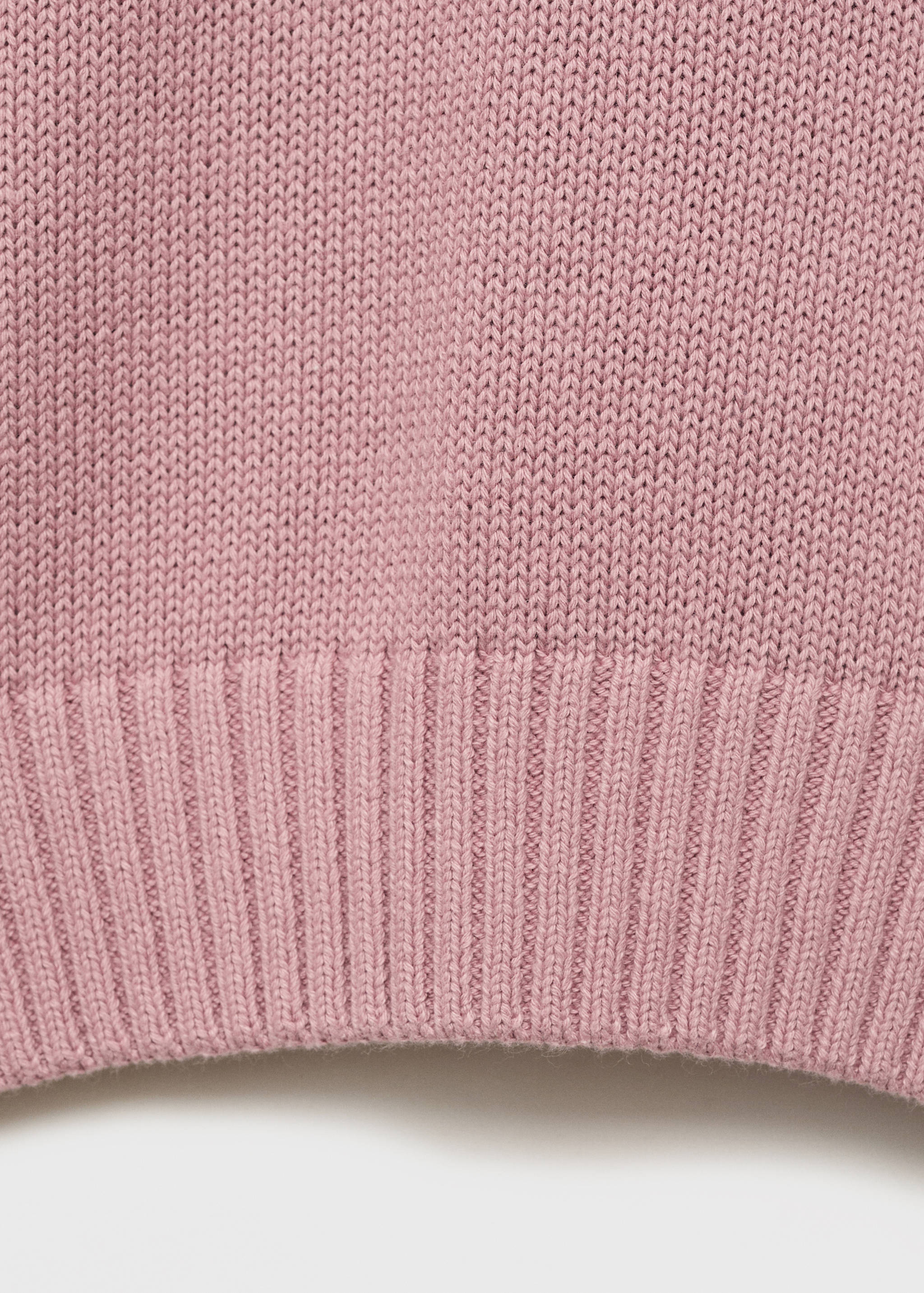 Knitted sweater with cut-out - Details of the article 0