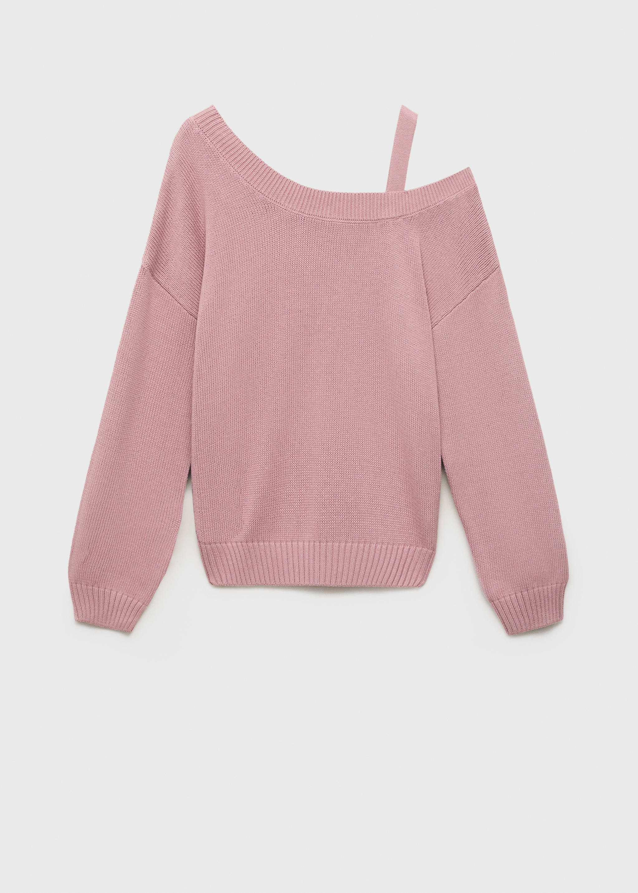 Knitted sweater with cut-out - Article without model