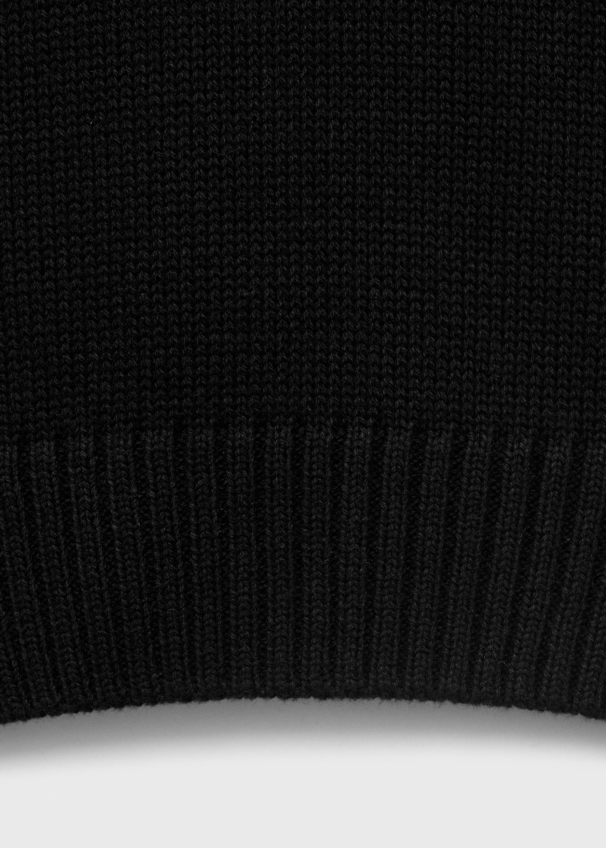 Knitted sweater with cut-out - Details of the article 0