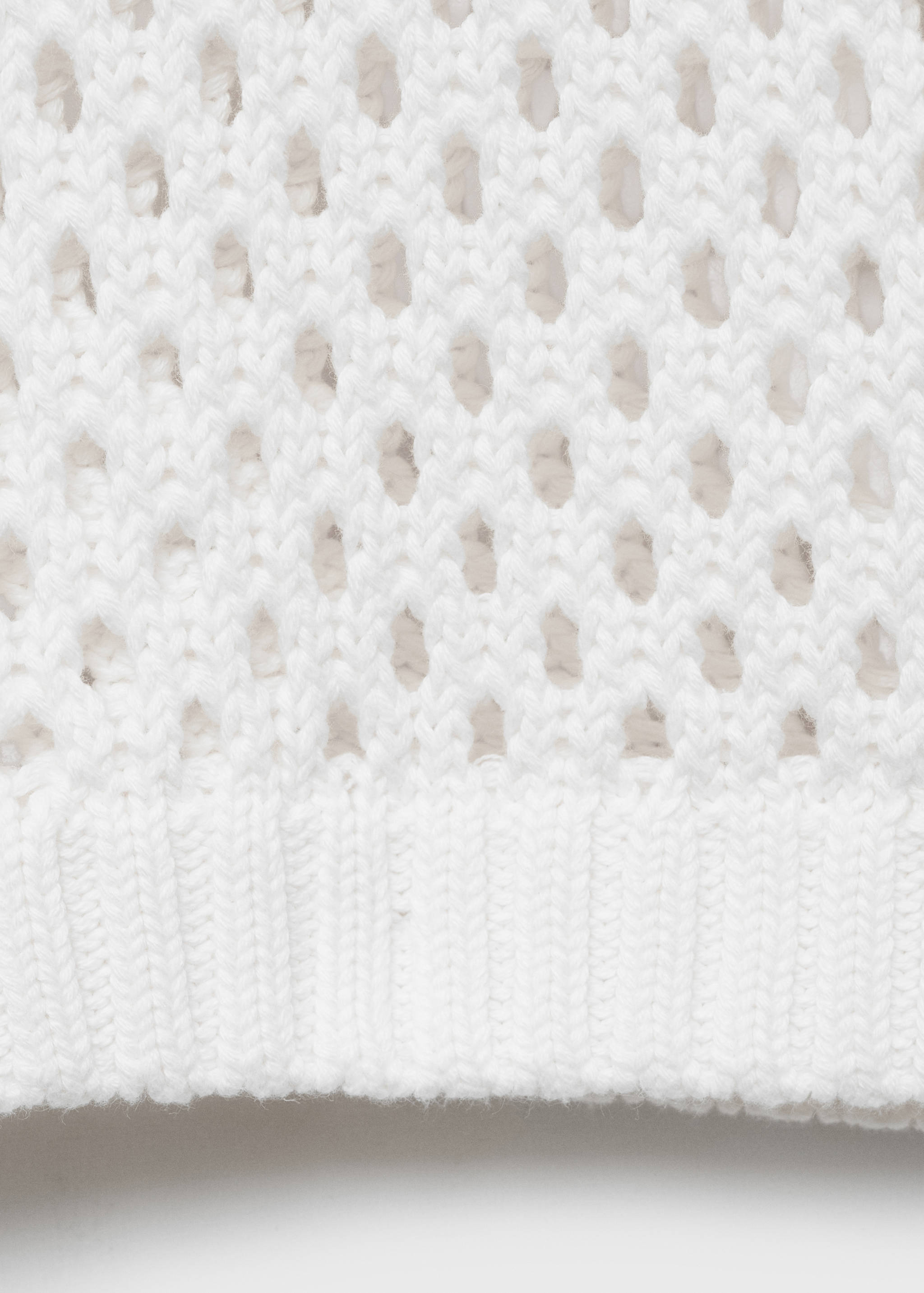 Knit sweater with lace pattern - Details of the article 8