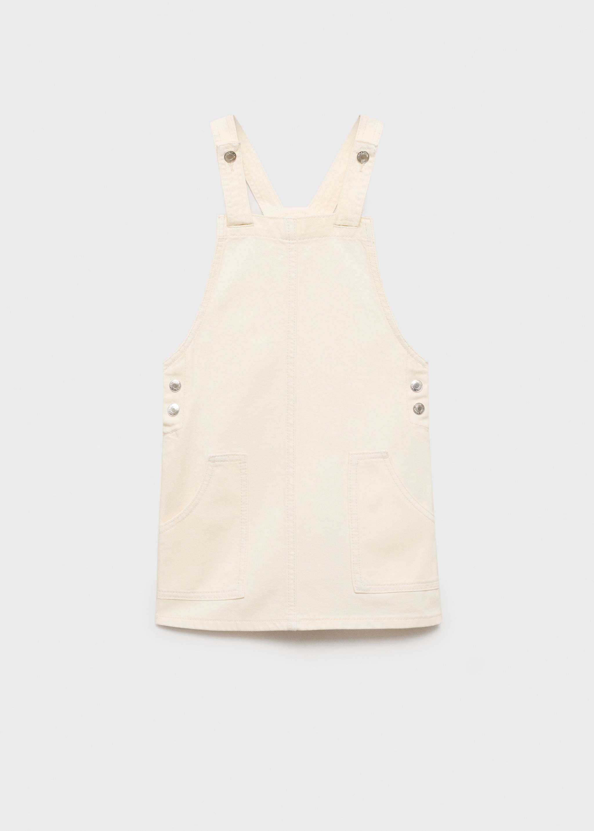 Short denim pinafore - Article without model