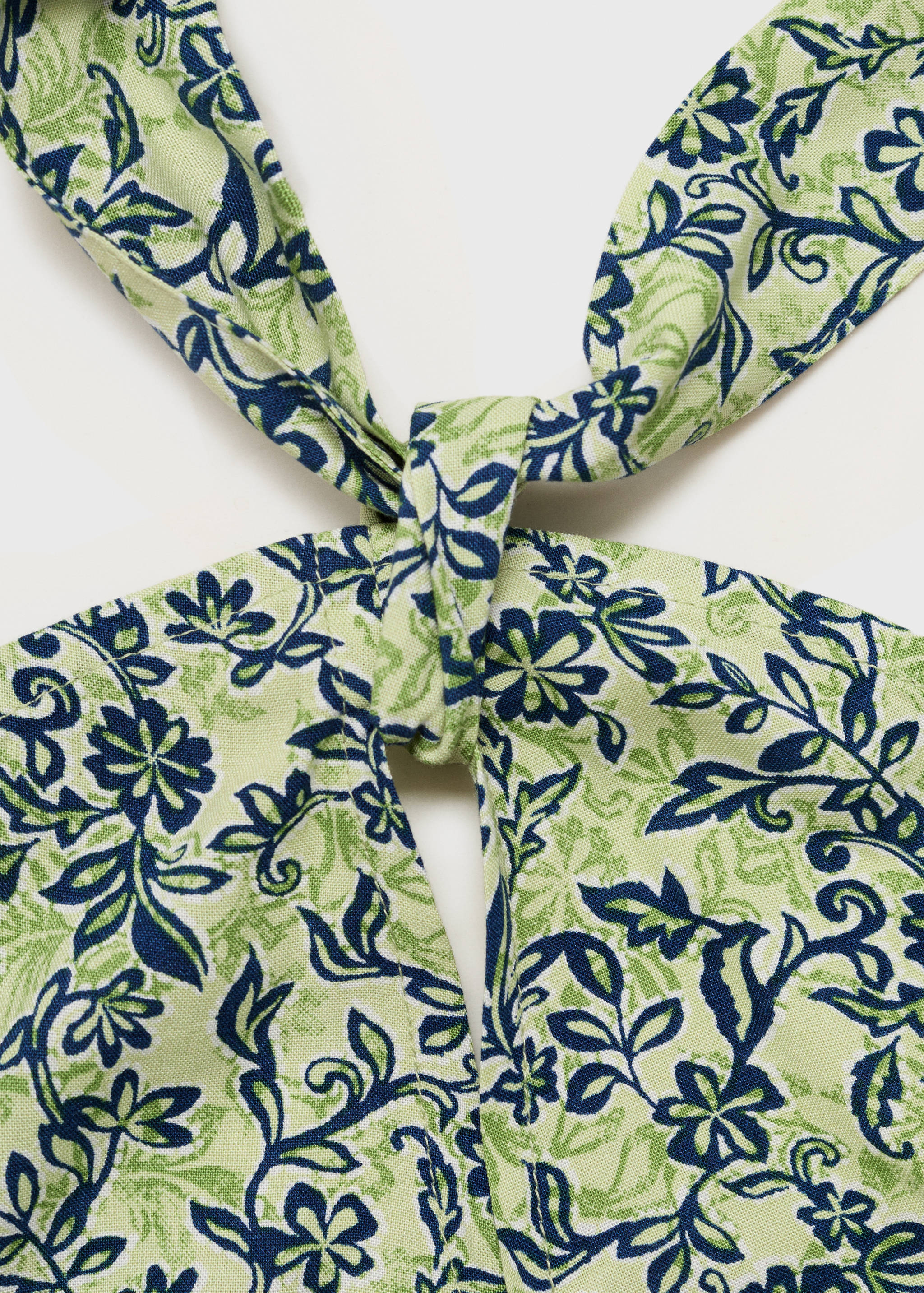 Floral-print halter dress - Details of the article 8