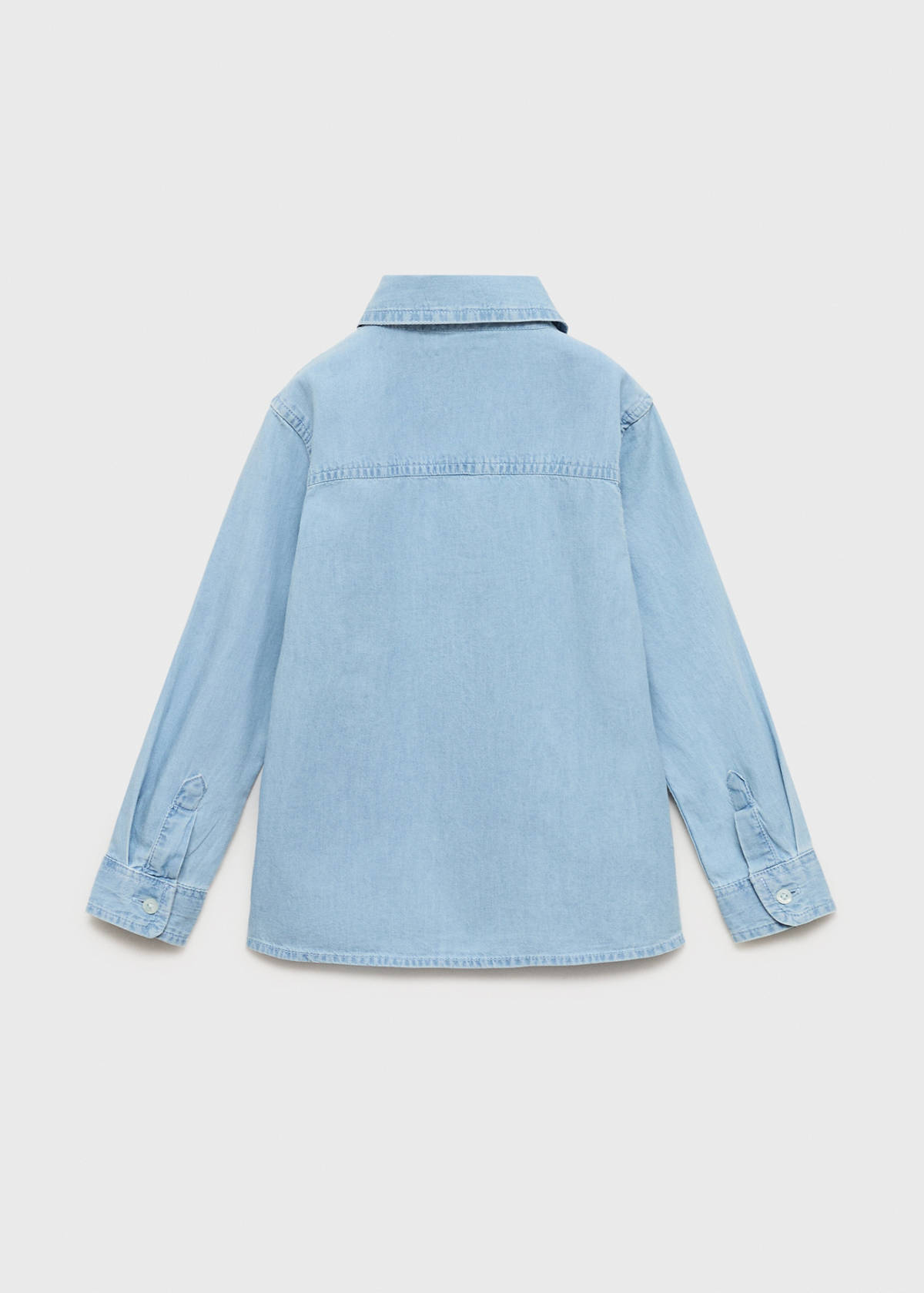 Pocket denim shirt — Light Blue