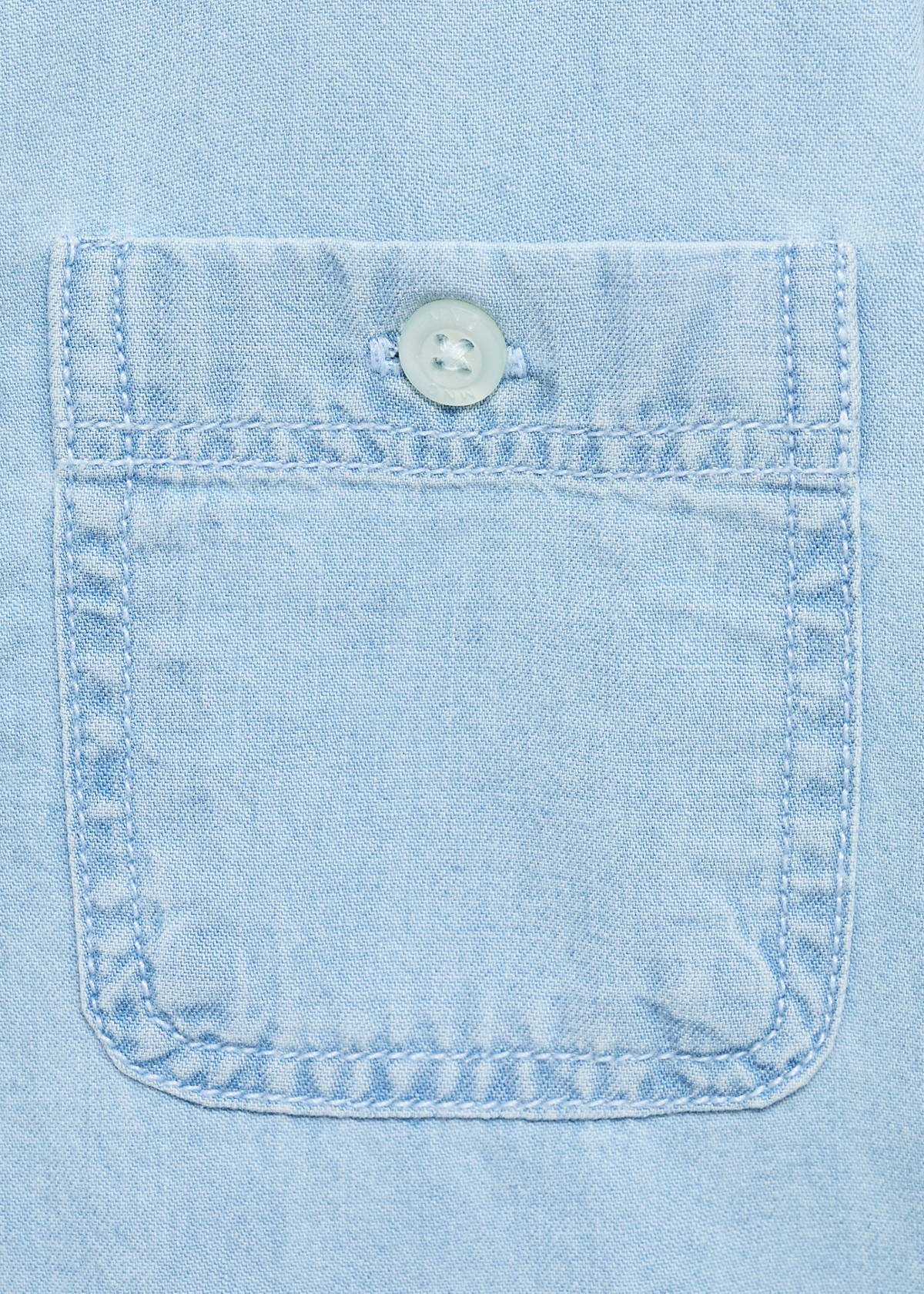 Pocket denim shirt — Light Blue