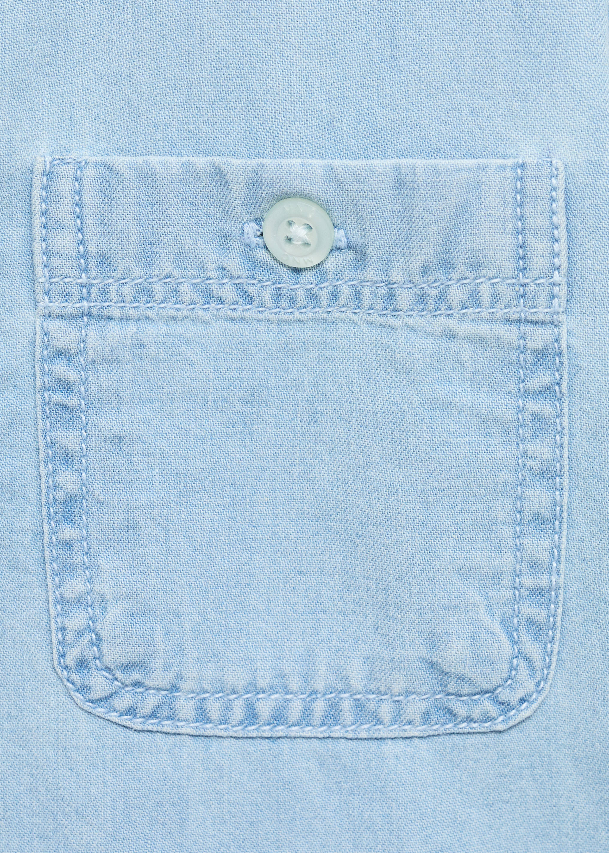 Pocket denim shirt - Details of the article 0