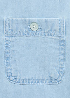 Pocket denim shirt — Light Blue 5