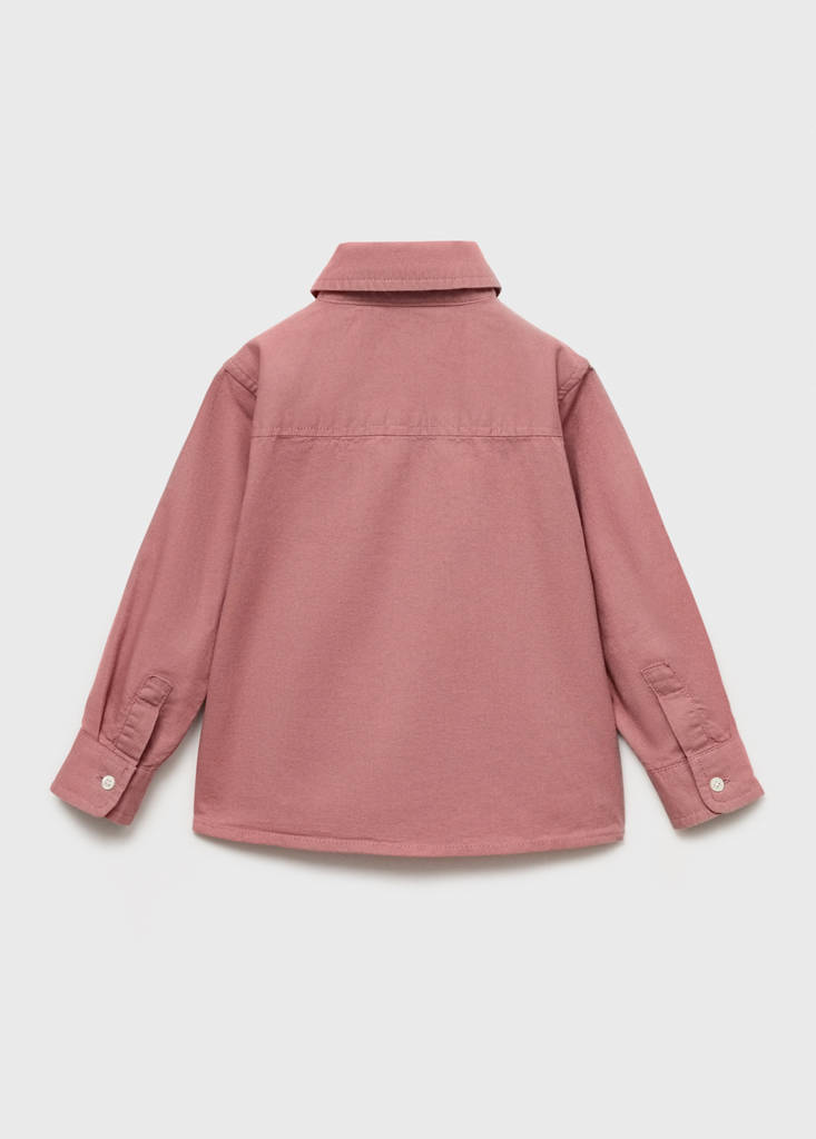 Cotton polo-neck shirt