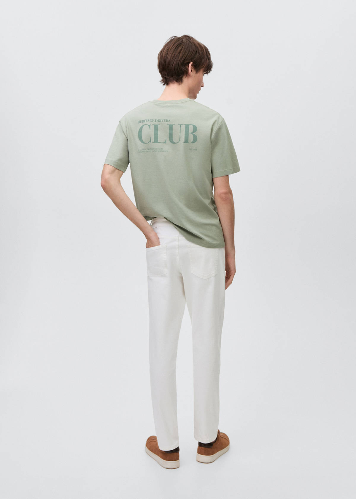Straight fit jeans — White