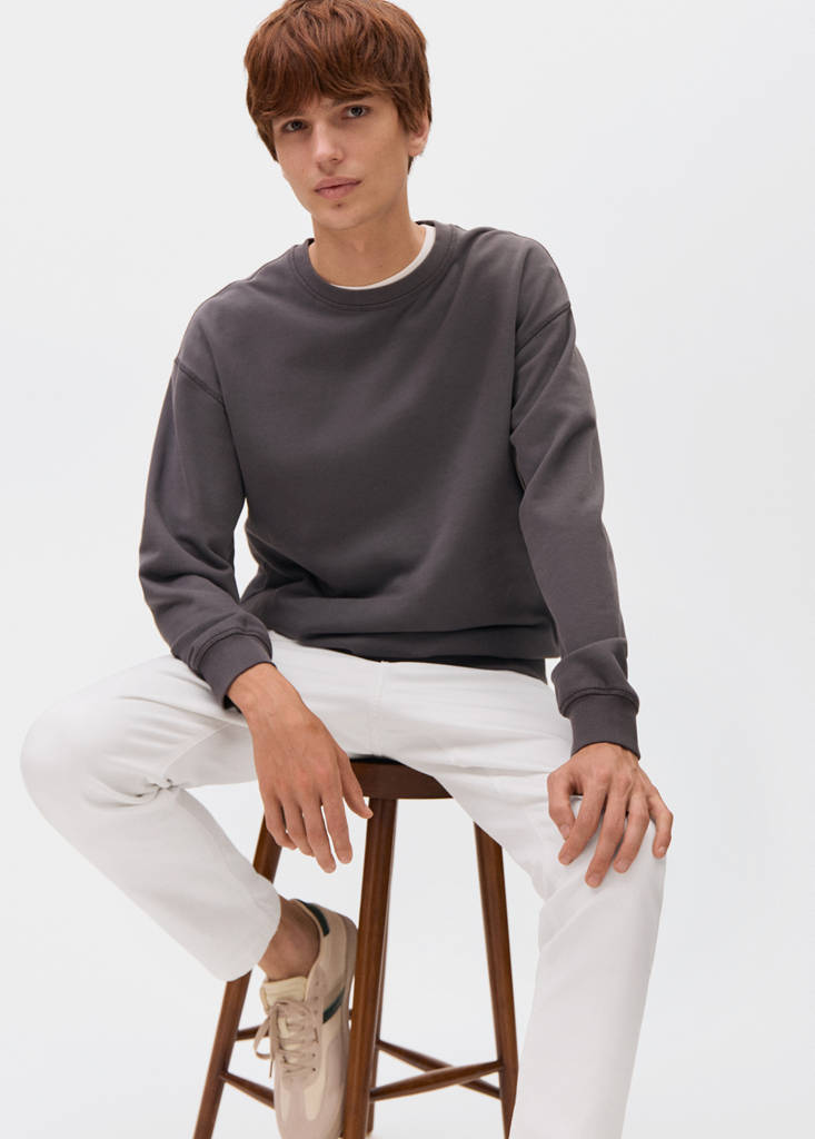 Straight fit jeans — White