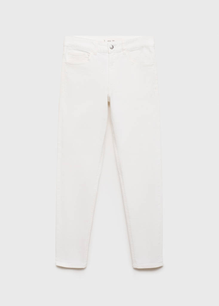 Straight fit jeans — White