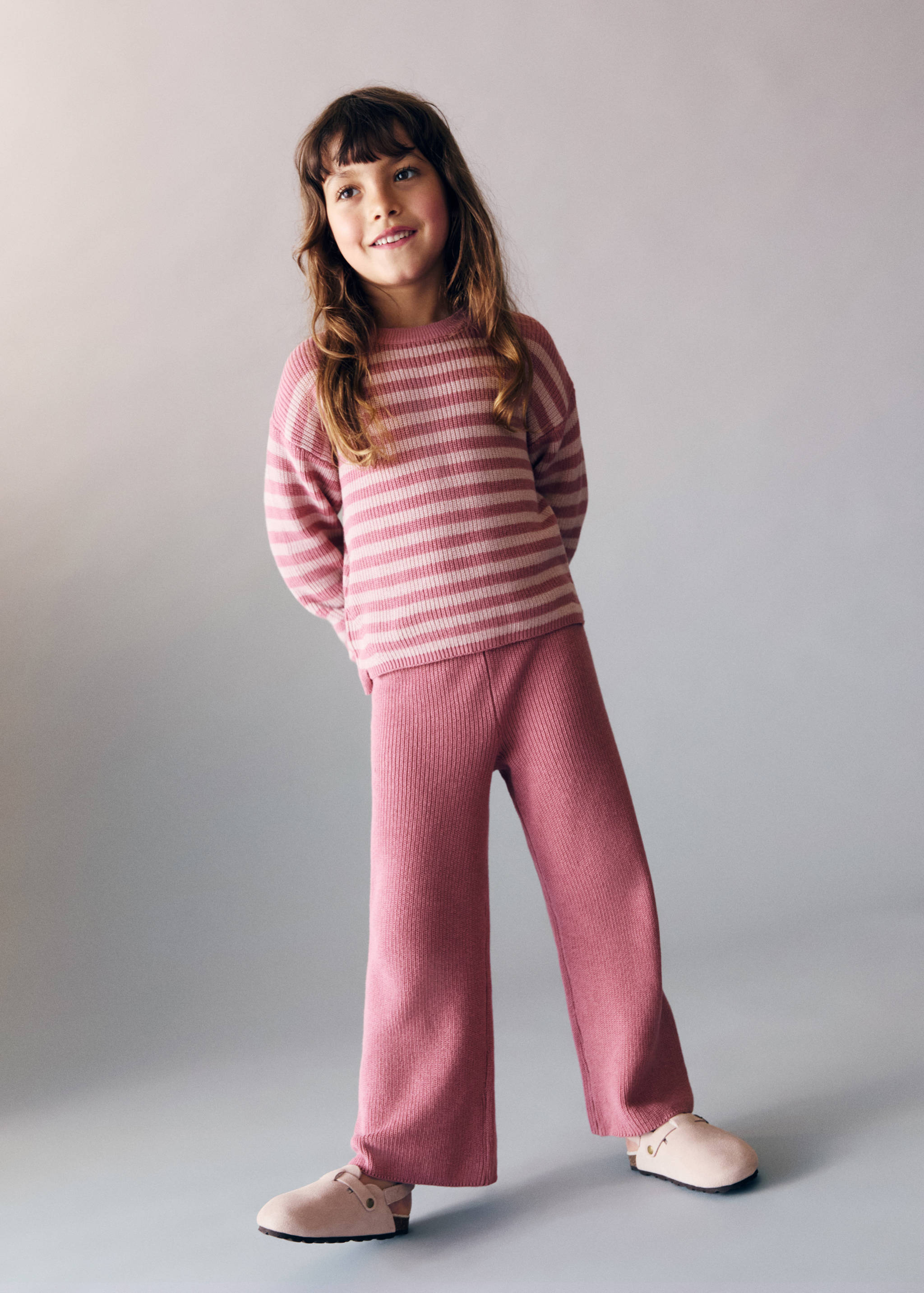 Cotton-knit trousers - General plane