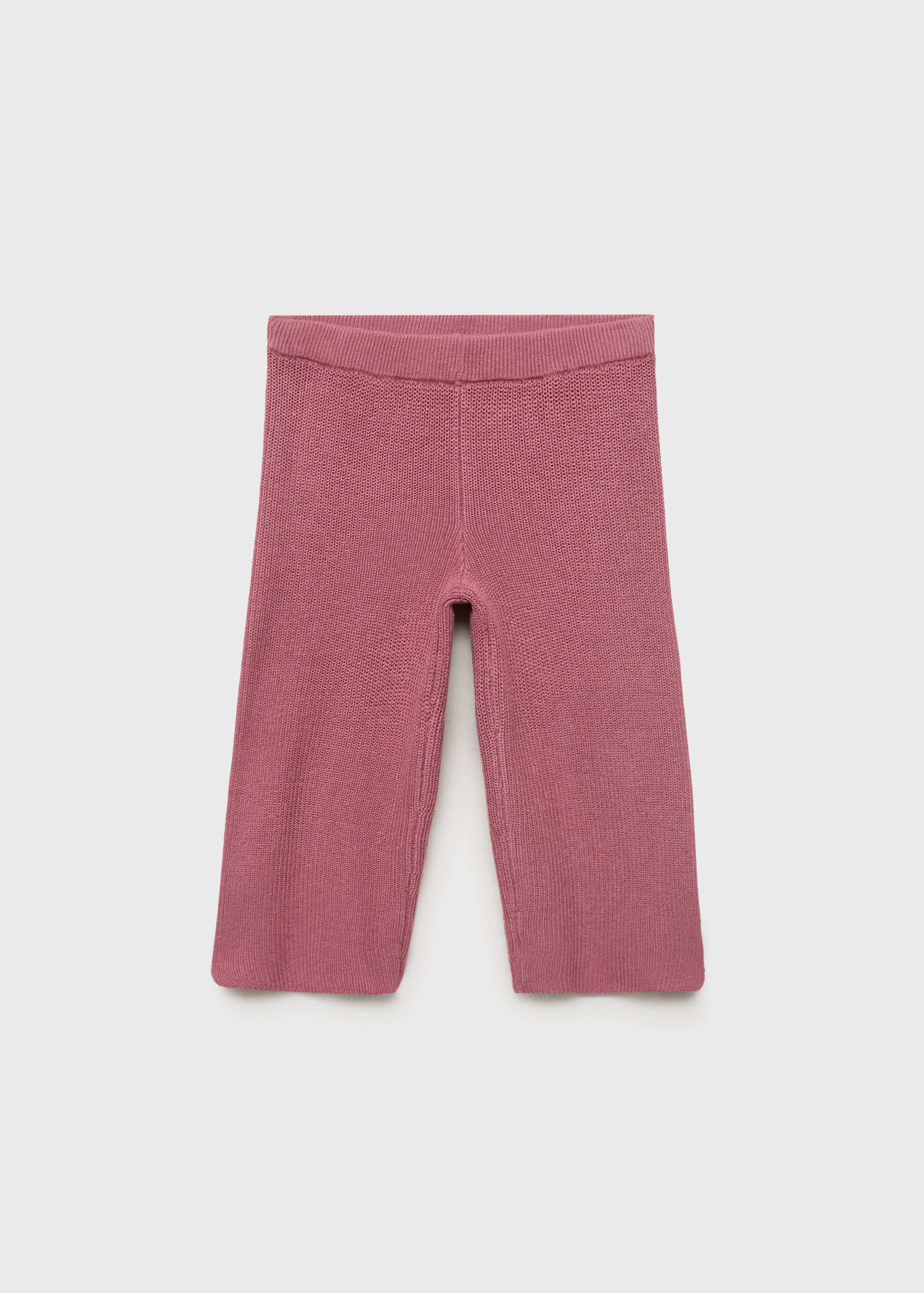 Cotton-knit trousers - Article without model