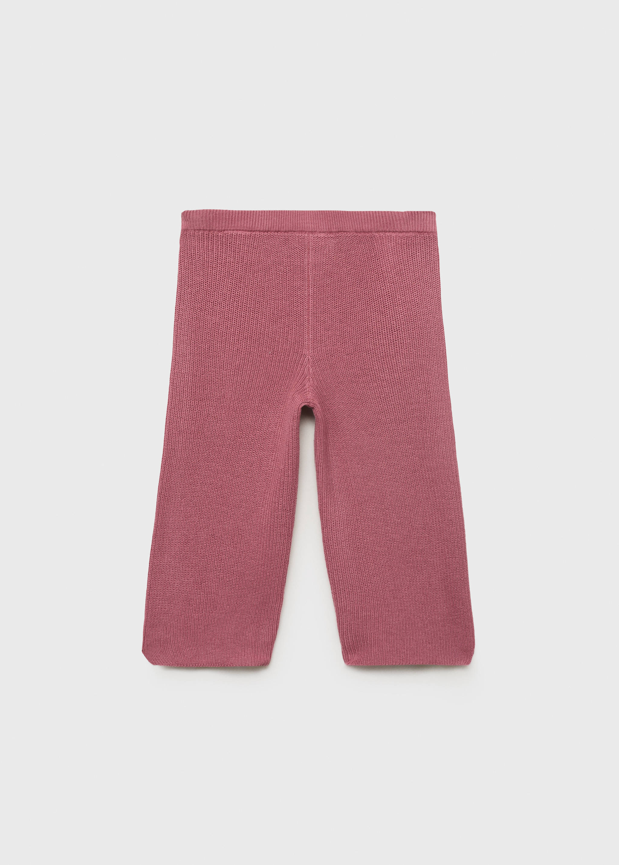 Cotton-knit trousers - Reverse of the article
