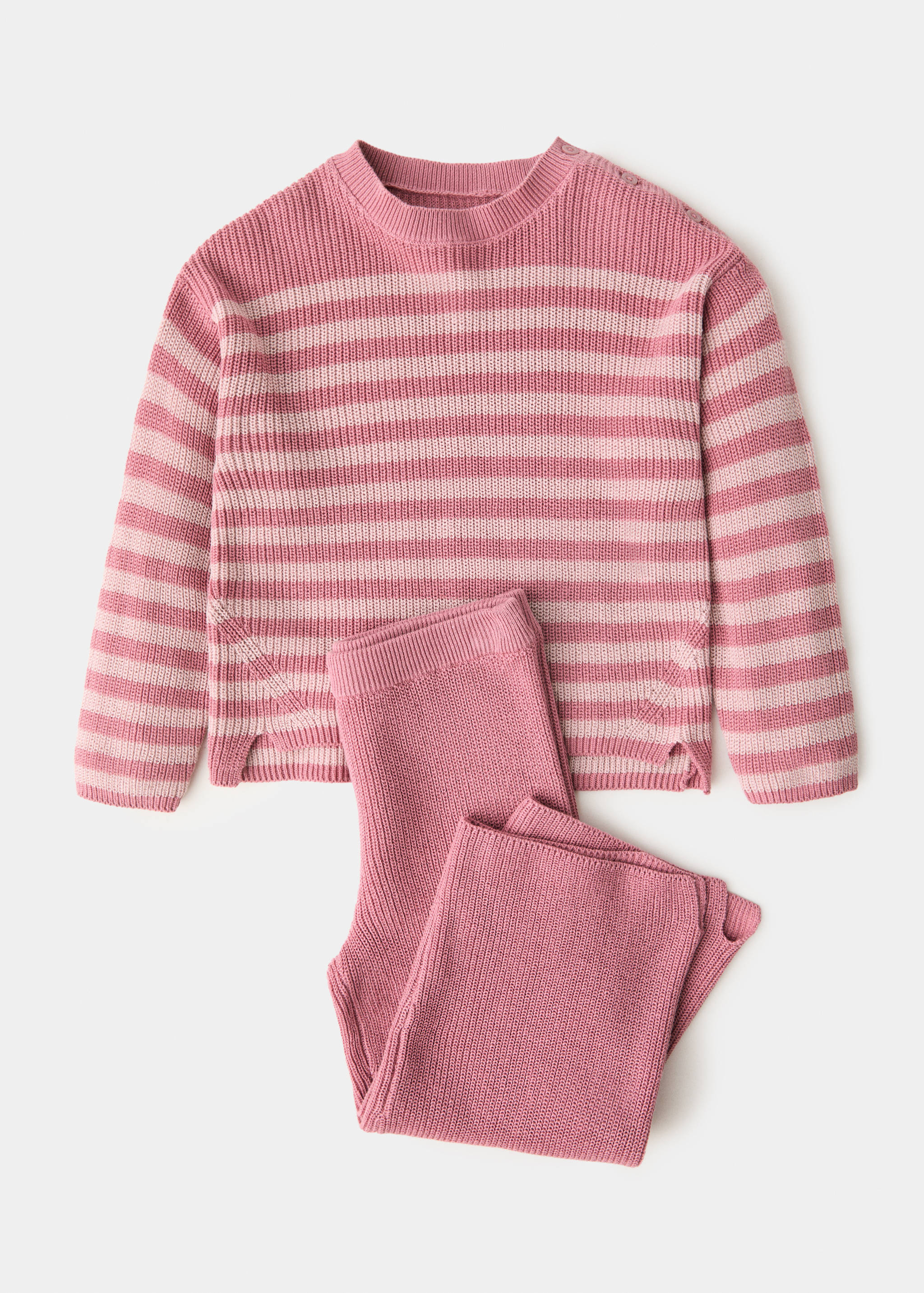 Cotton-knit trousers - Details of the article 0