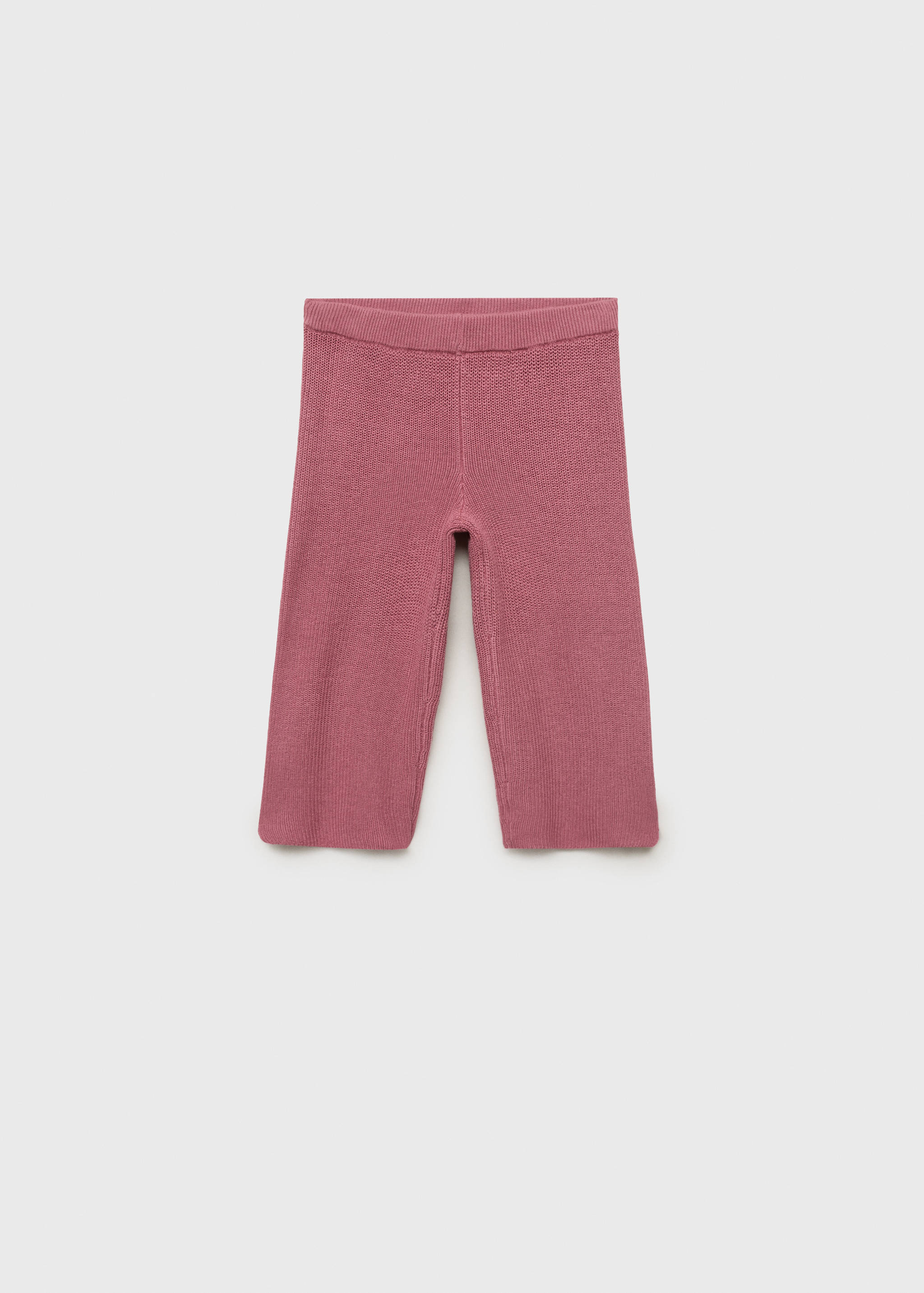 Cotton-knit trousers - Article without model