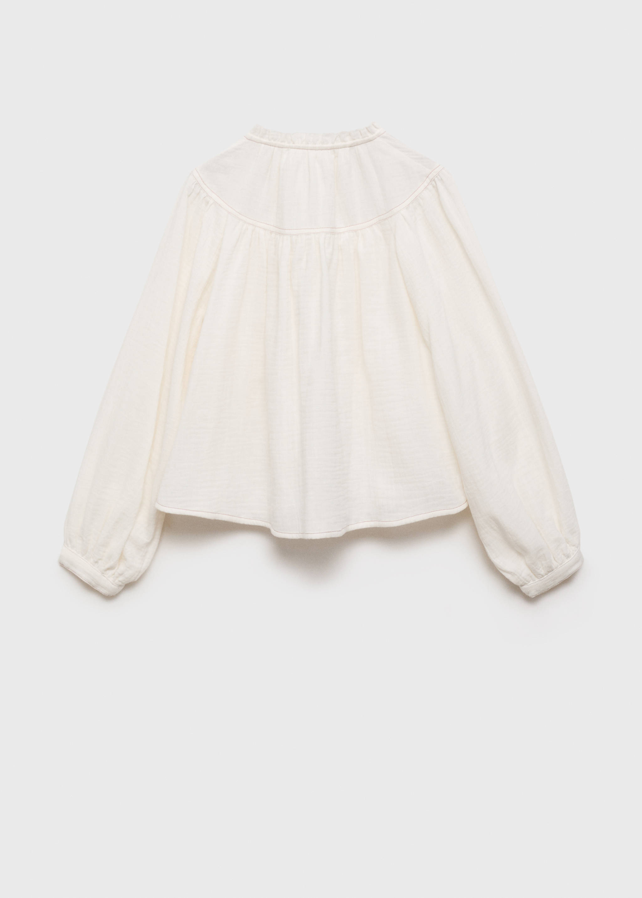 Puffed sleeves shirt - Reverse of the article