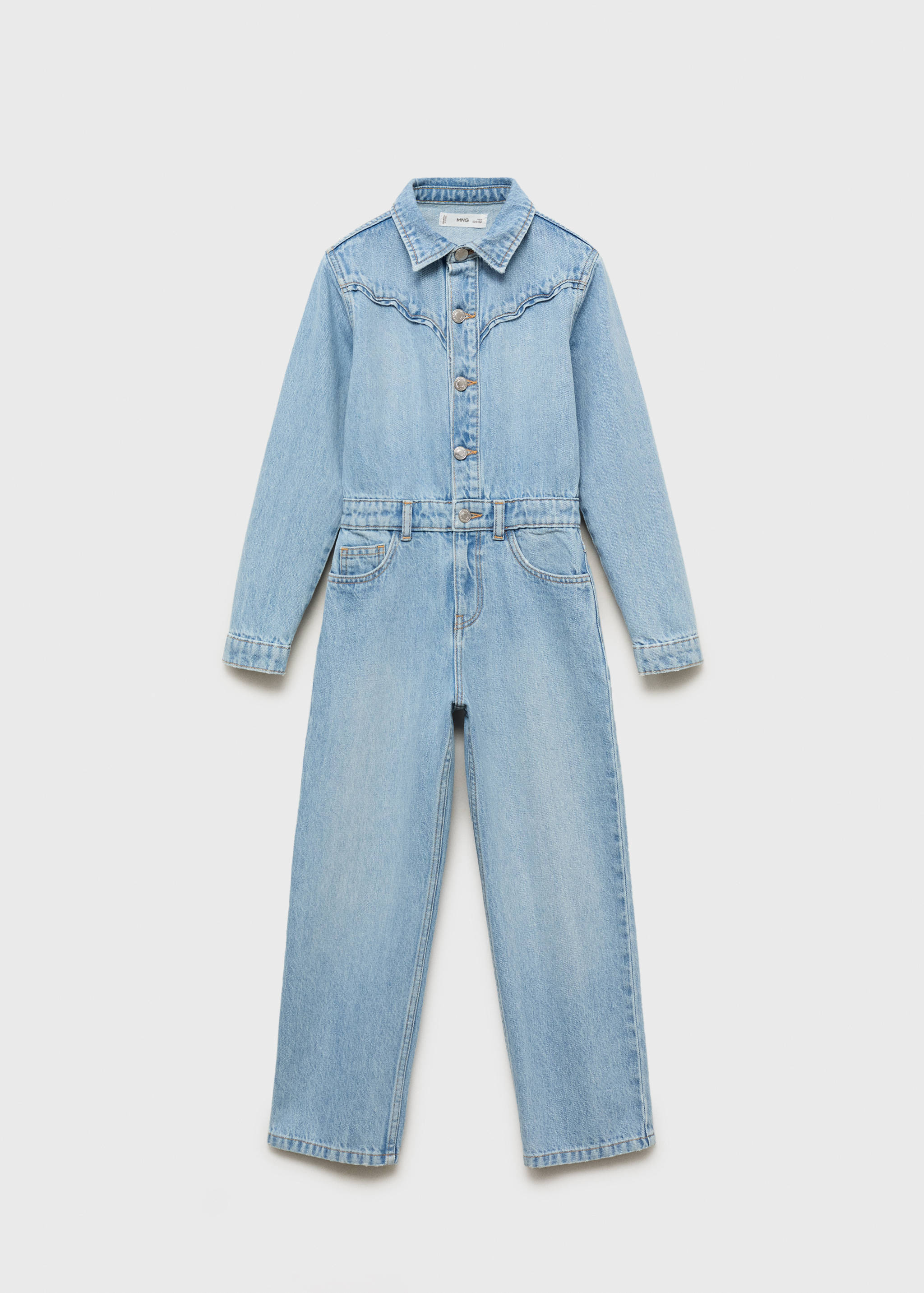 Long denim jumpsuit - Article without model