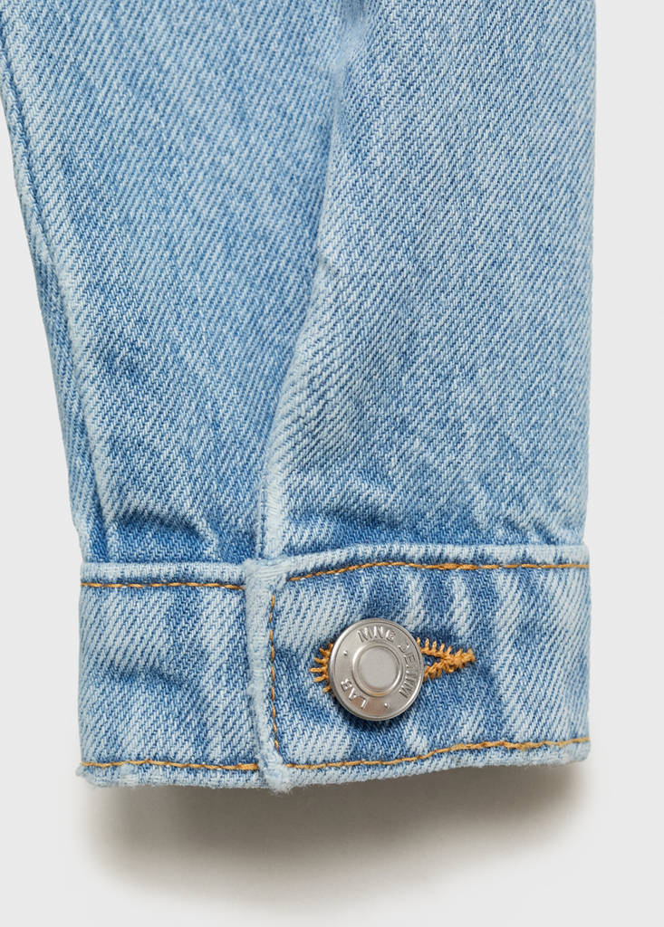 Long denim jumpsuit — Light Blue