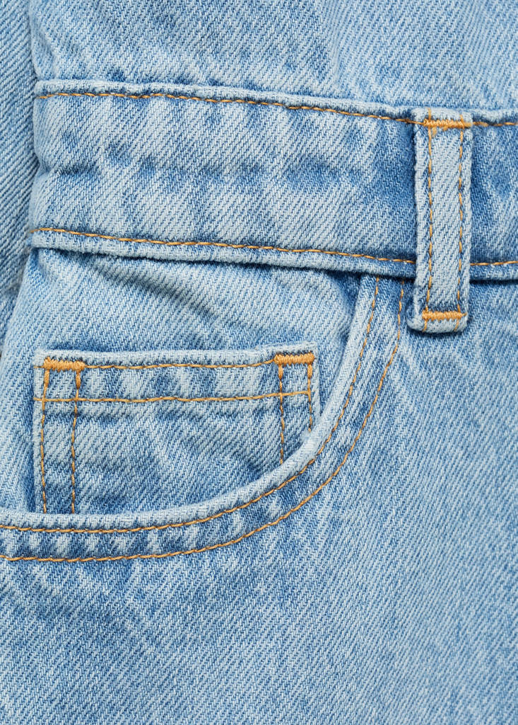 Long denim jumpsuit — Light Blue