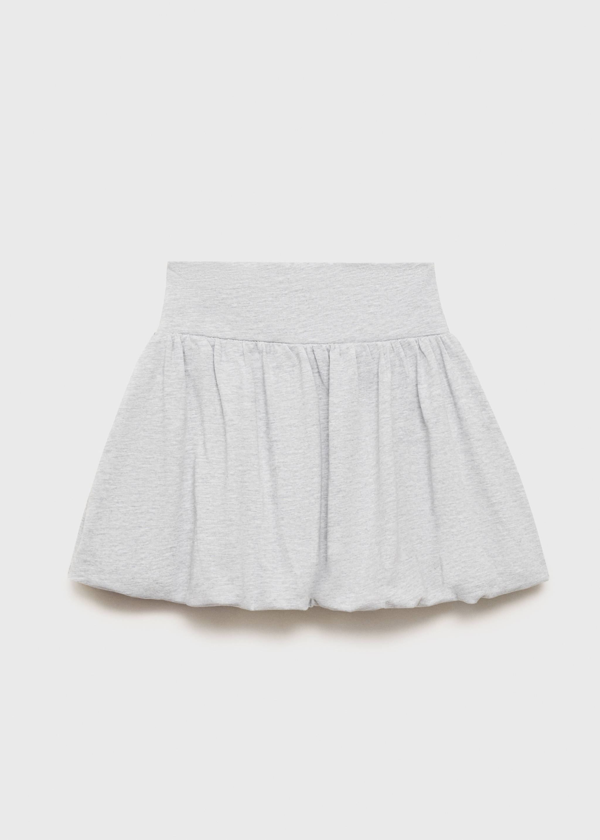 Puffed cotton skirt - Reverse of the article