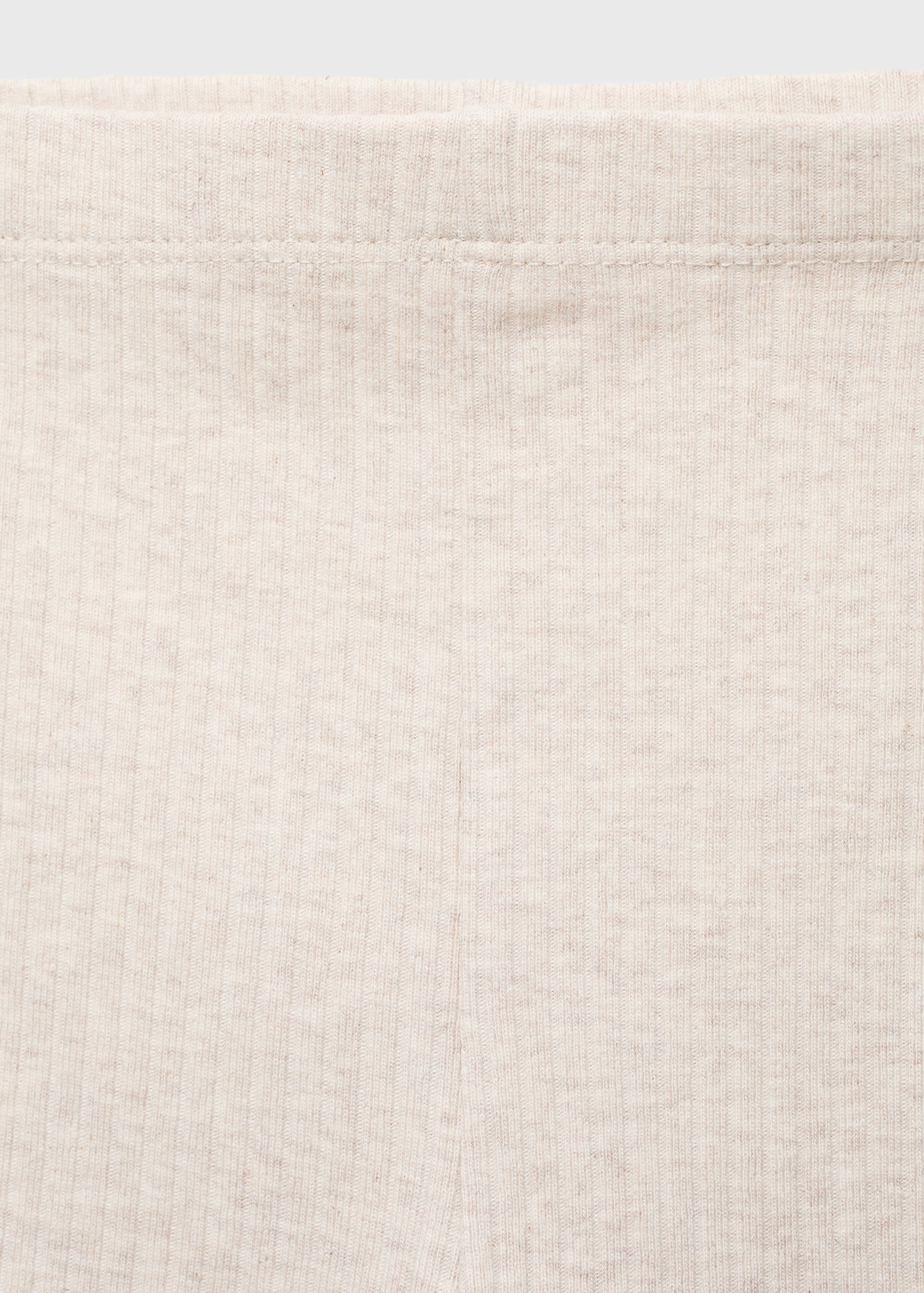Cotton ribbed leggings - Details of the article 8